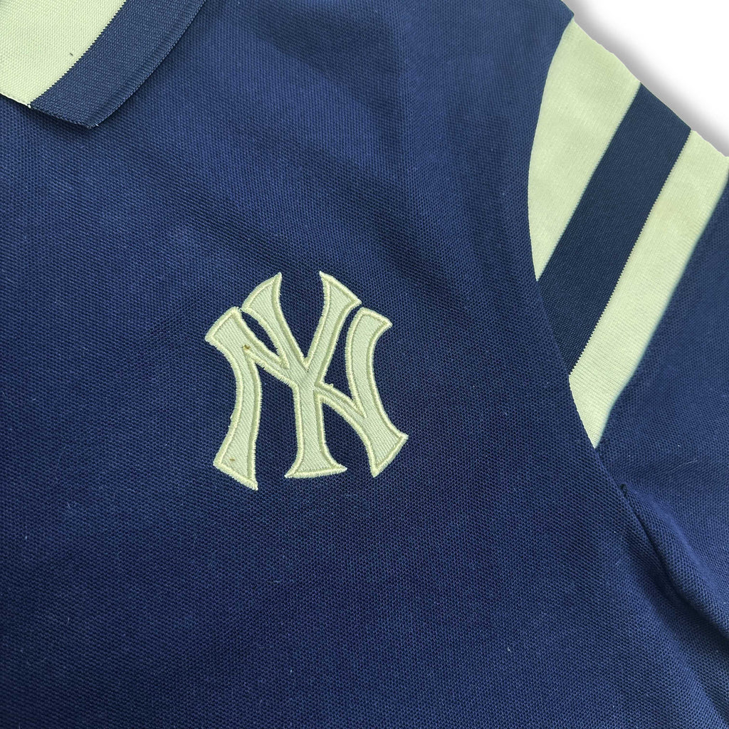 NY Yankees Athletic Stripe Polo Shirt
