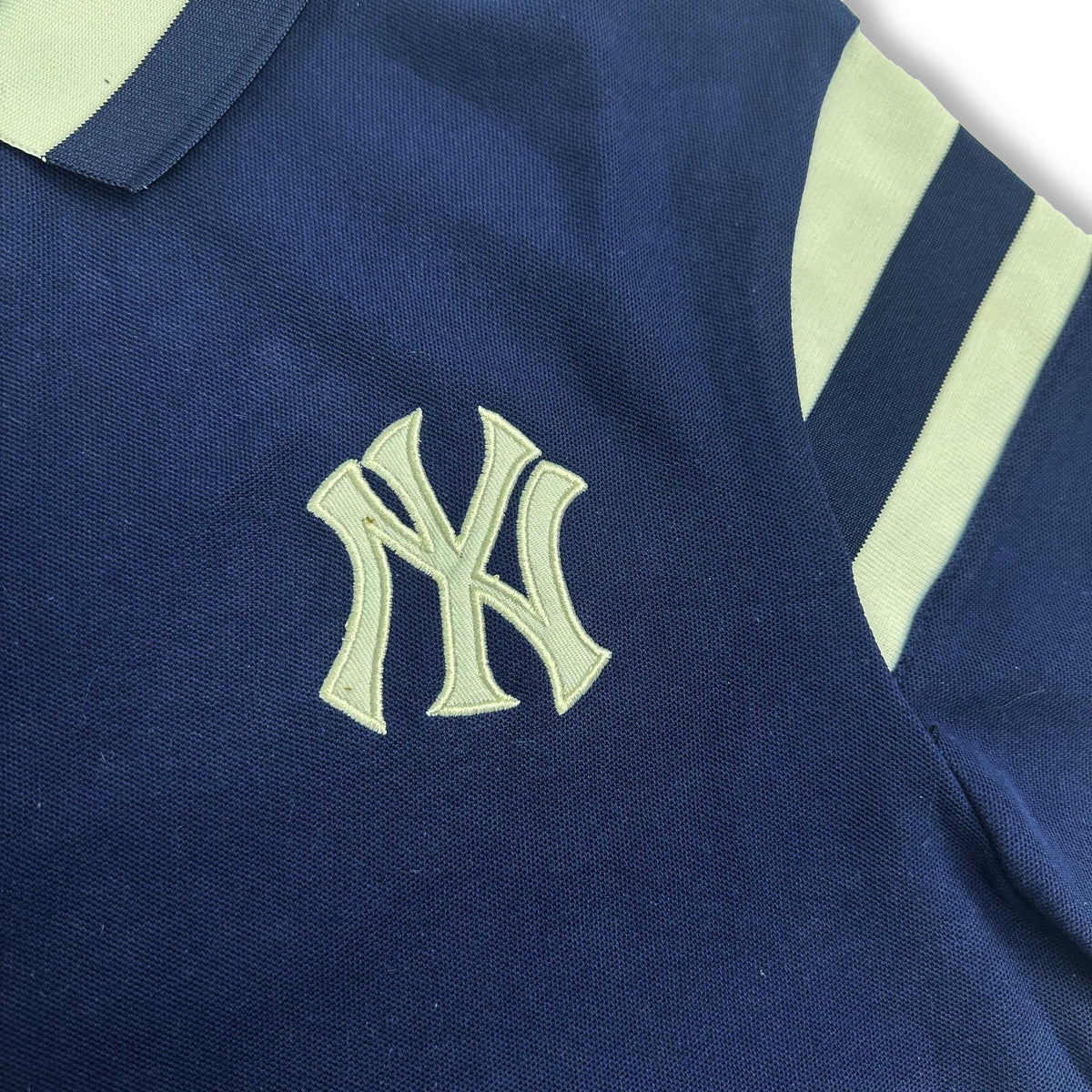 NY Yankees Athletic Stripe Polo Shirt
