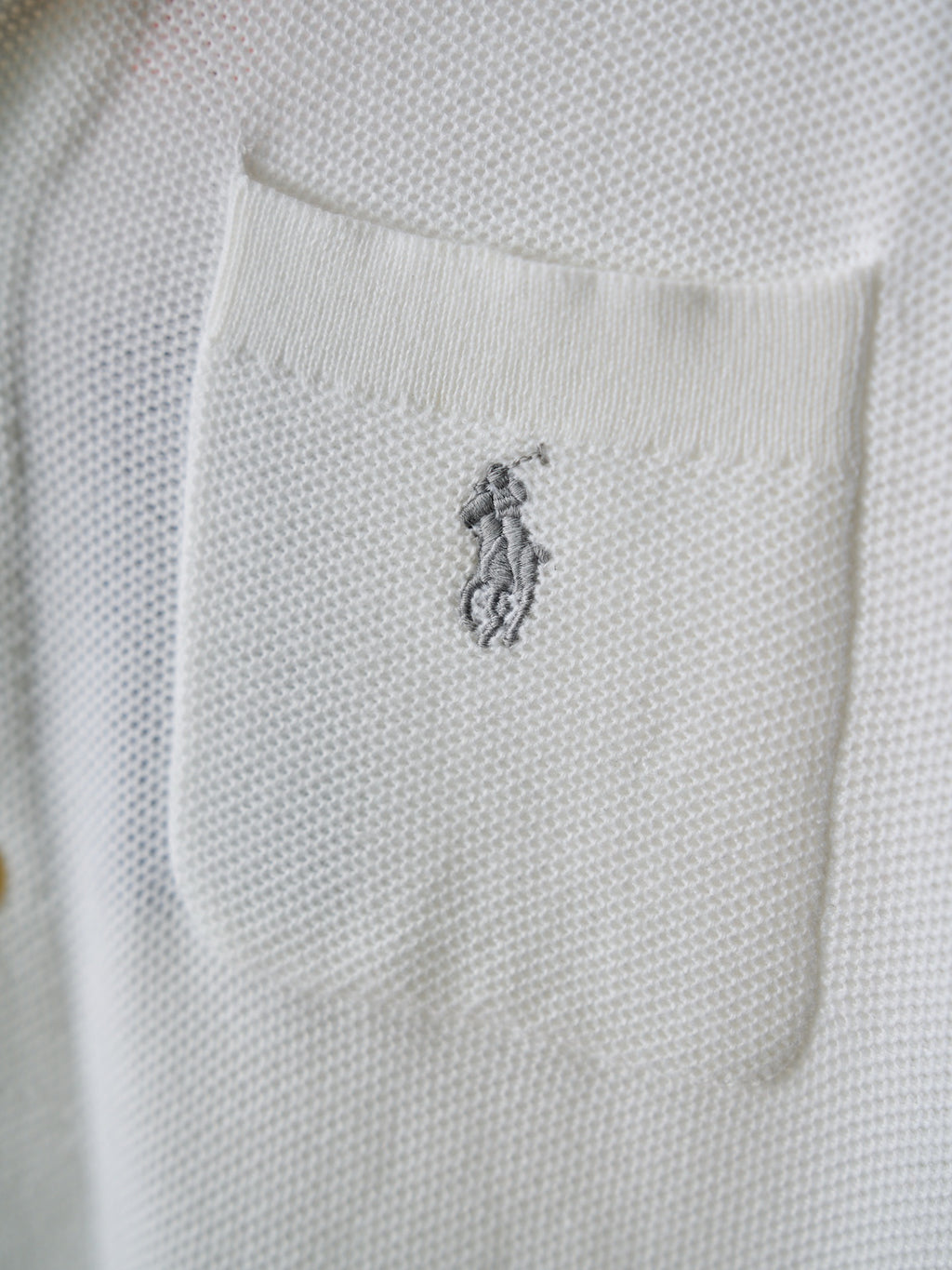 Polo Ralph Lauren Men's Camp‑Collar Button‑Front Waffle‑Knit Short‑Sleeve Shirt, Grey Pony Embroidery