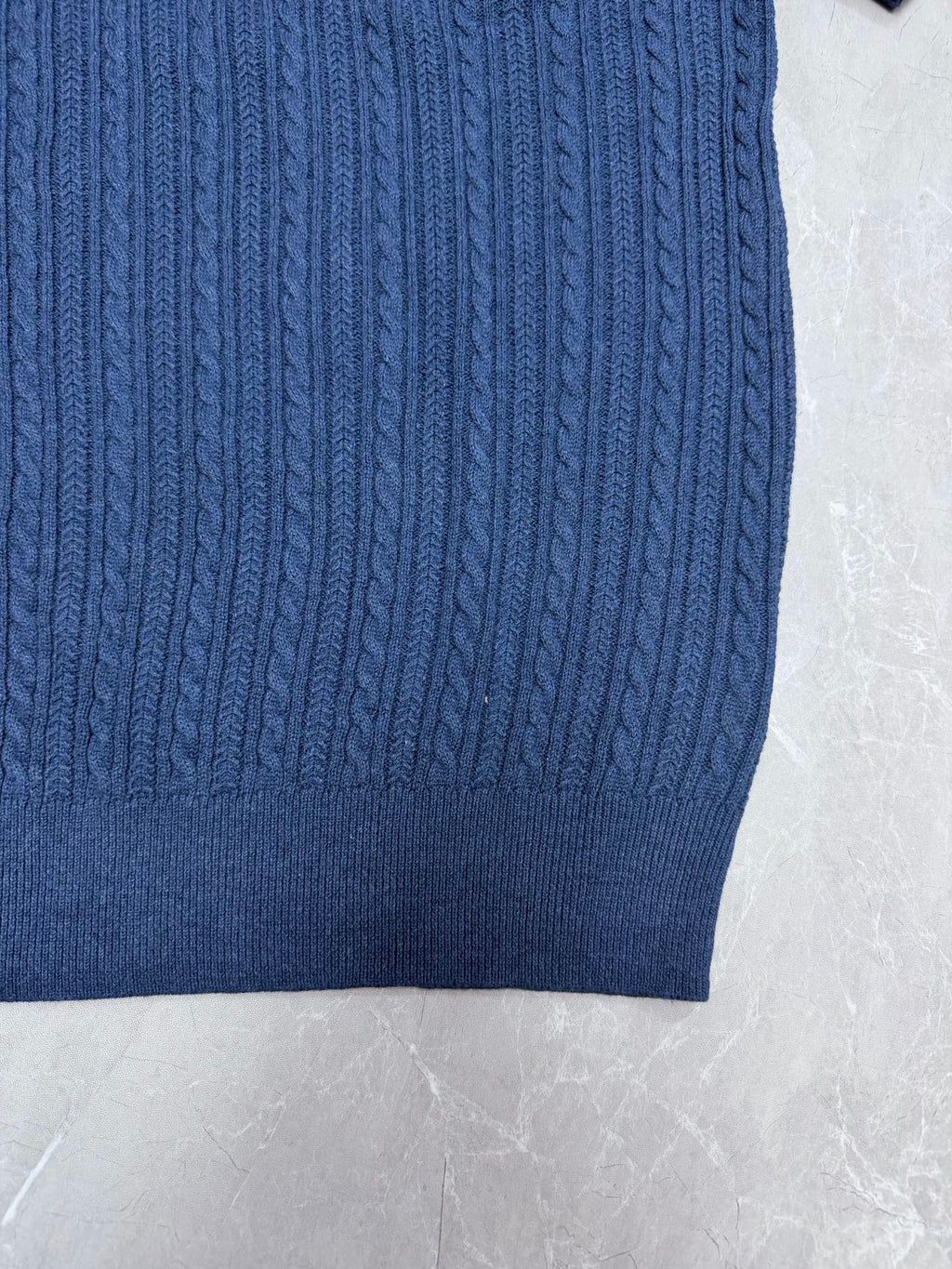 Ralph Lauren Men's Cable‑Knit Short‑Sleeve Polo Shirt