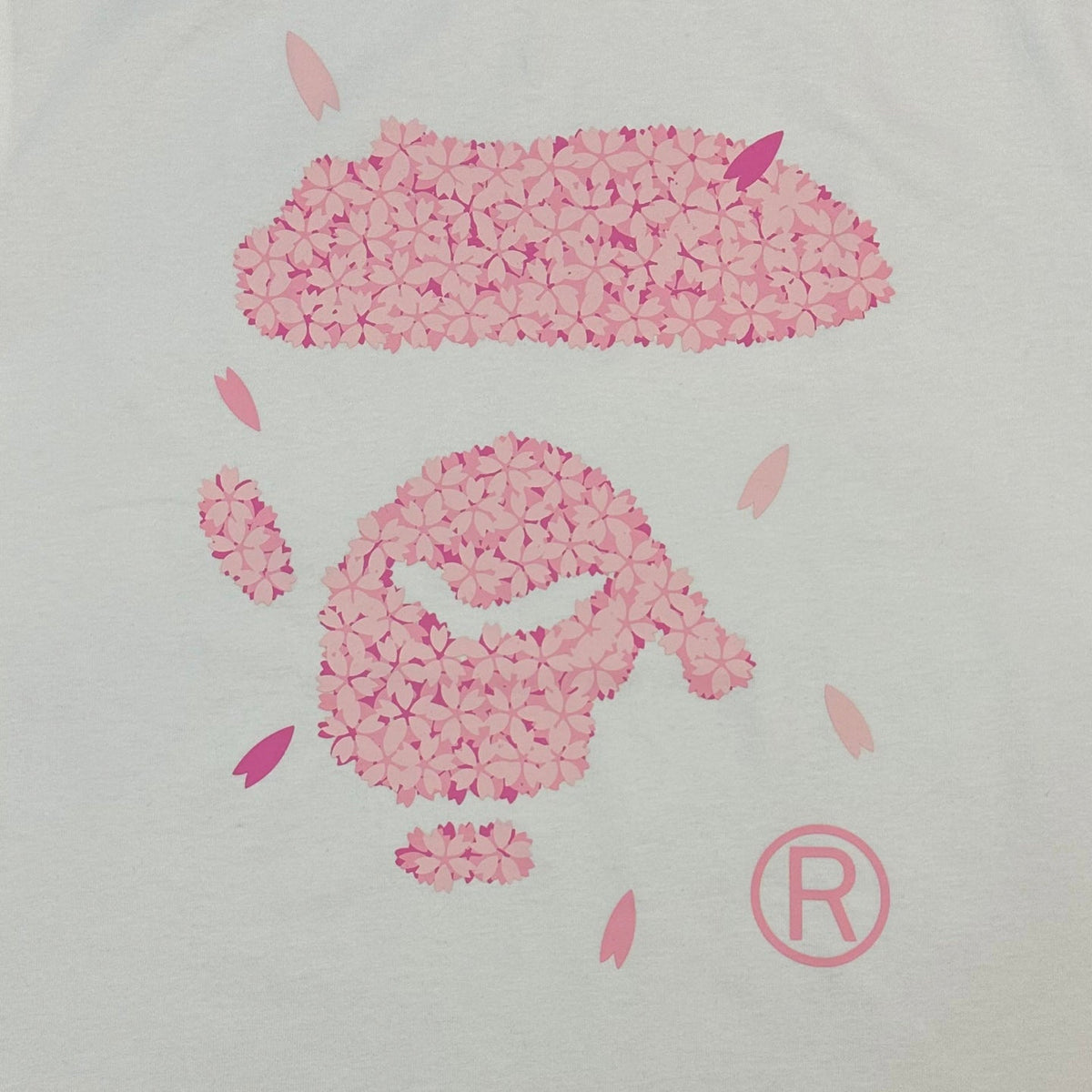 BAPE SS25 Sakura Blossom Ape Head Oversized Heavyweight Unisex T-Shirt