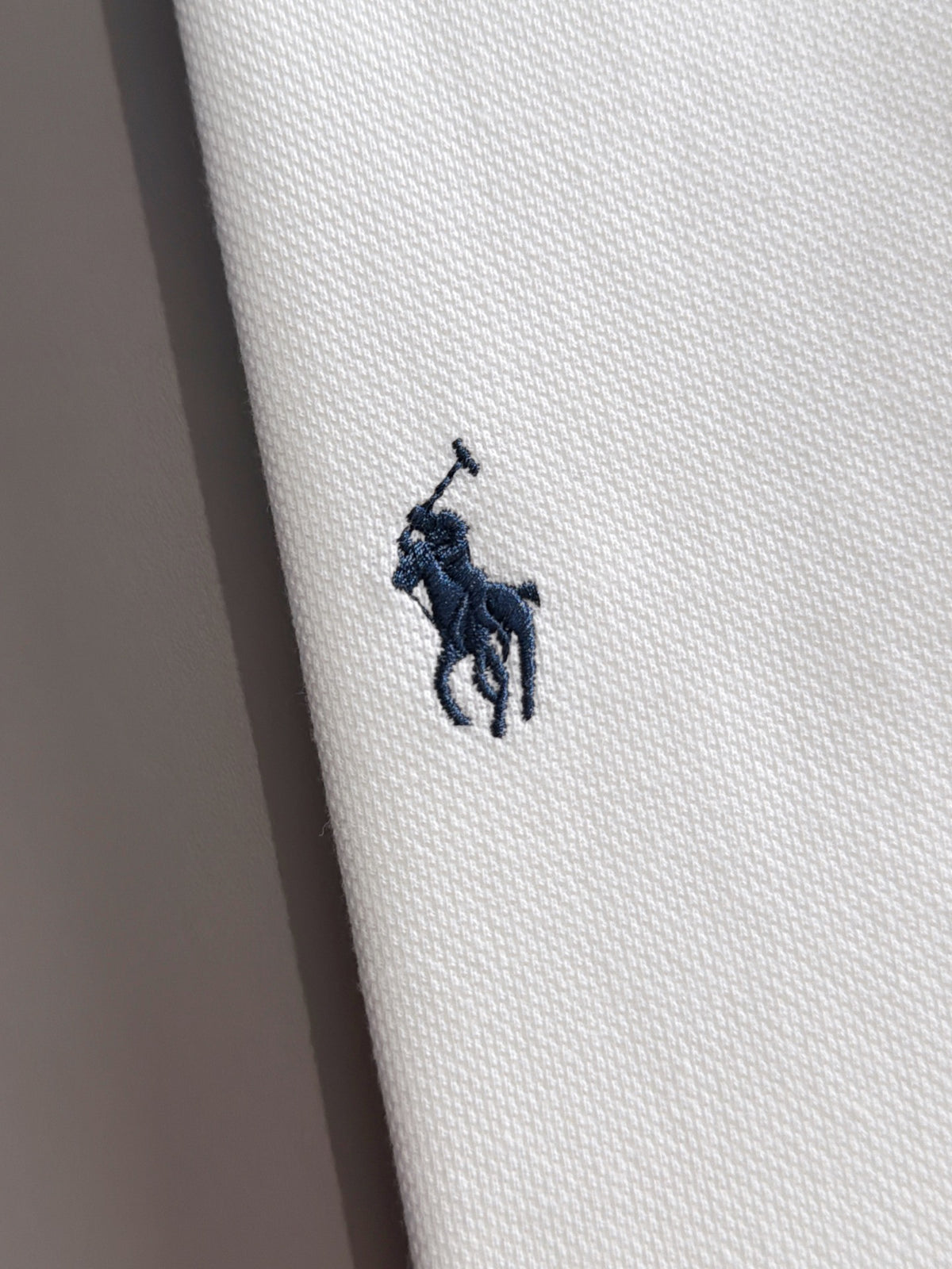 Kids Pique Knit Short‑Sleeve Polo Shirt Small Horse Embroidery Solid White Casual Top