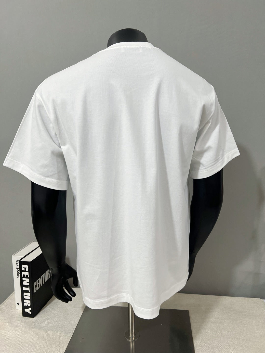 Acne Studios Tag‑Style 19.96 Graphic Oversized Crew‑Neck T‑Shirt