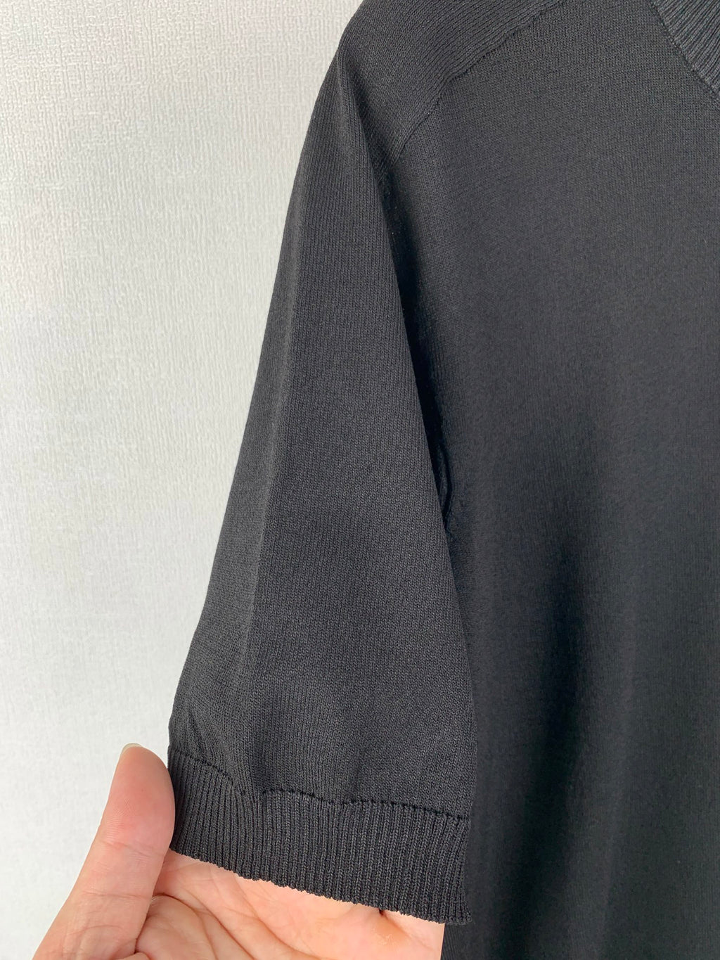 Acne Studios Script Logo Short‑Sleeve Knit T‑Shirt
