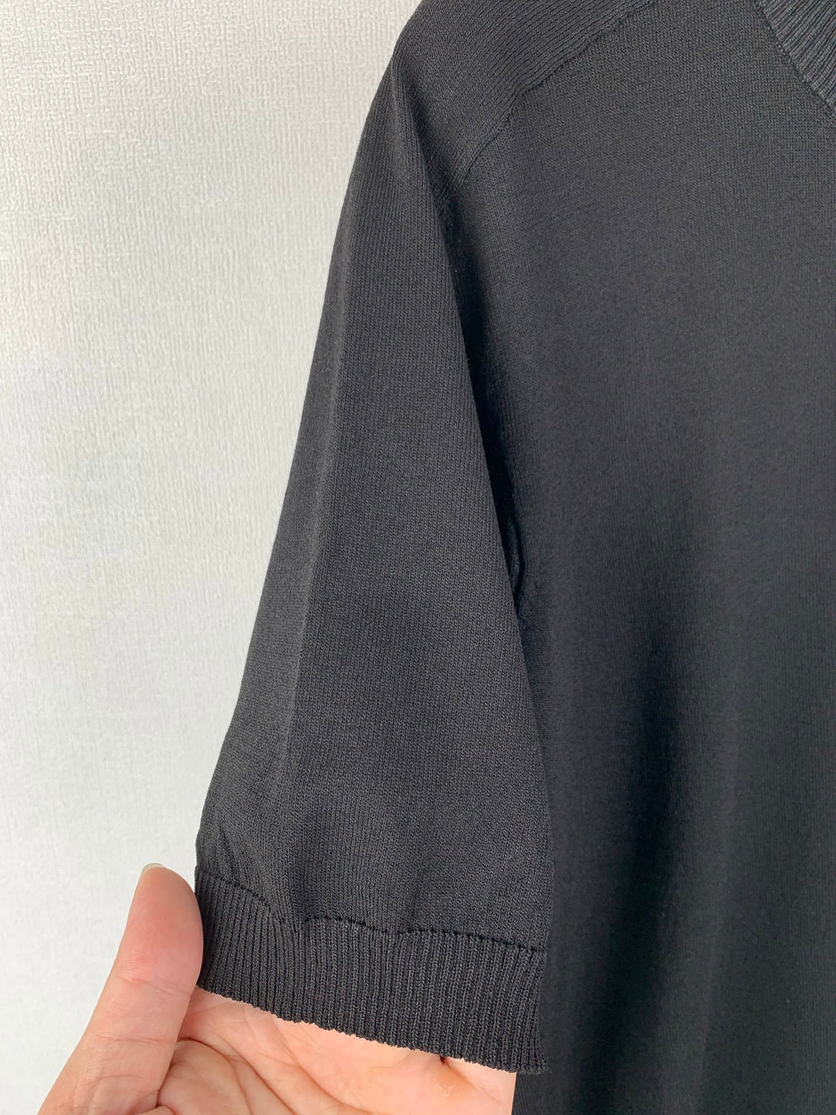 Acne Studios Script Logo Short‑Sleeve Knit T‑Shirt