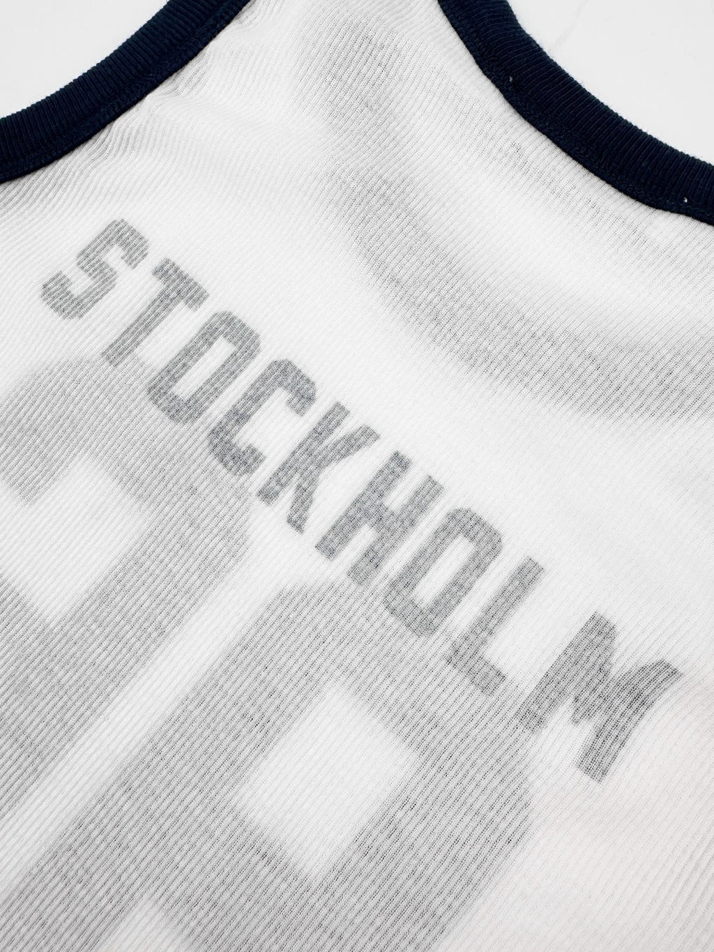 Acne Studios 96‑Graphic Ringer Ribbed Tank Top