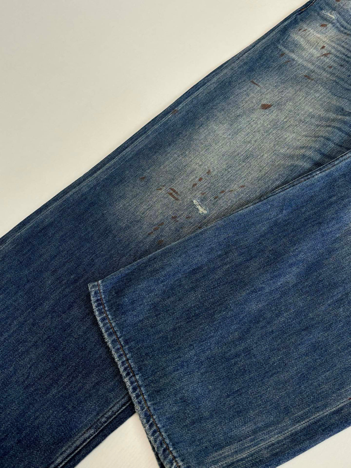 Acne Studios Paint‑Splatter Vintage Wide‑Leg Jeans