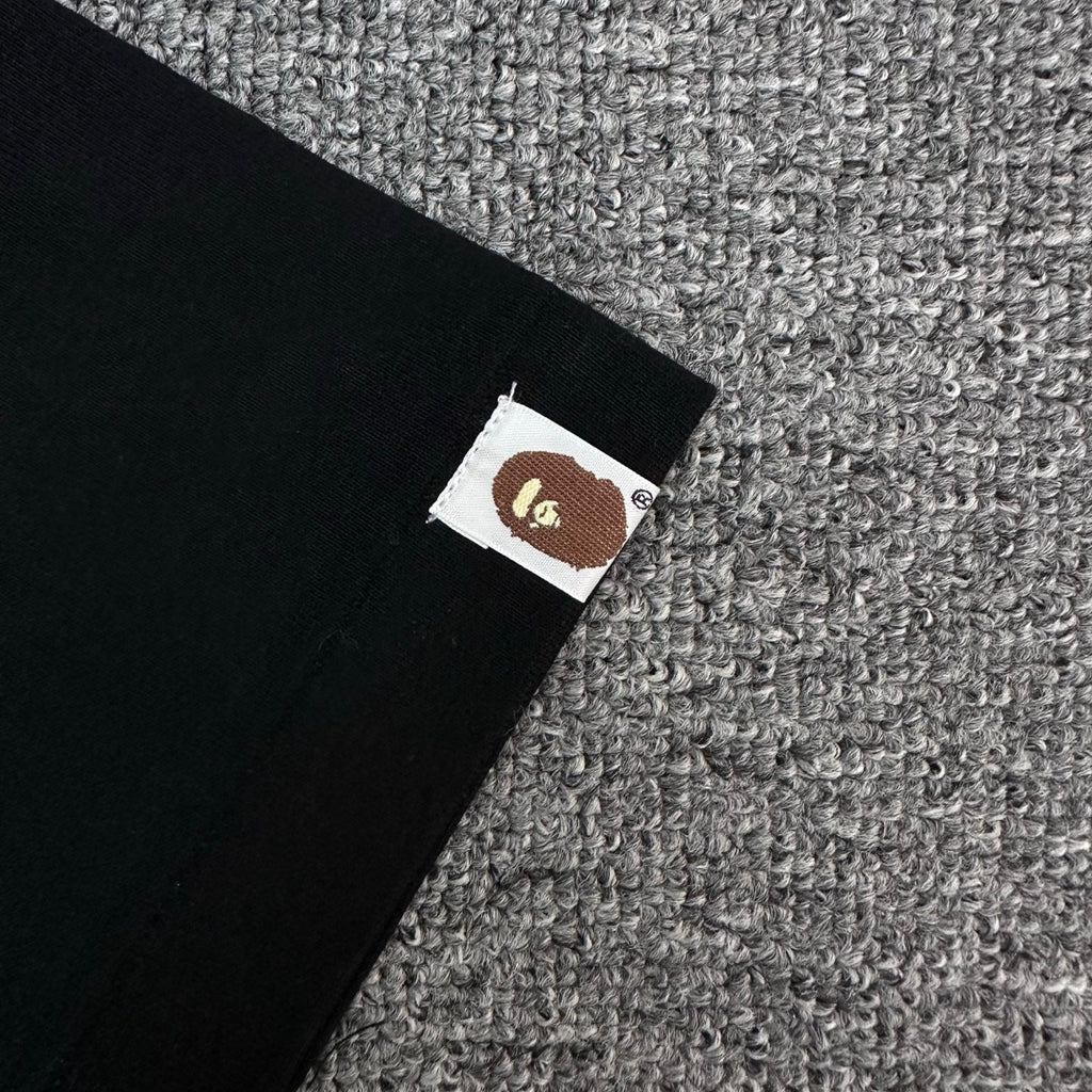 BAPE FW25 Banknote Collage Ape Head Oversized Heavyweight Unisex T-Shirt