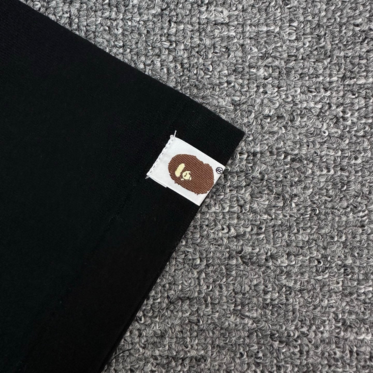 BAPE FW25 Banknote Collage Ape Head Oversized Heavyweight Unisex T-Shirt