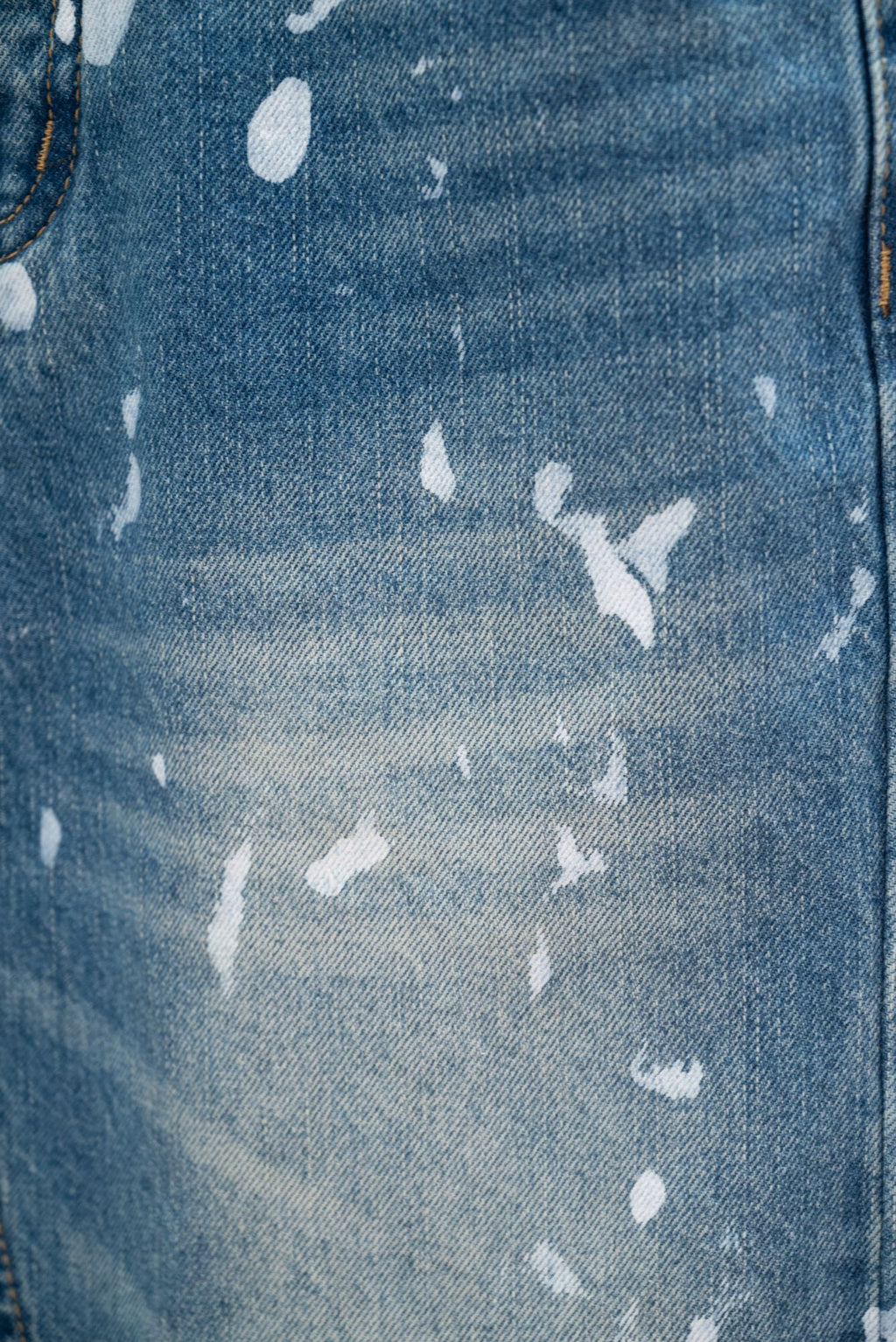 Ralph Lauren Men's Paint‑Splatter Straight‑Leg Denim Jeans