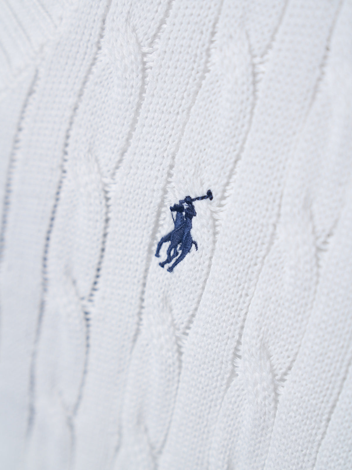 Ralph Lauren Men's Cable‑Knit V‑Neck Sweater Vest