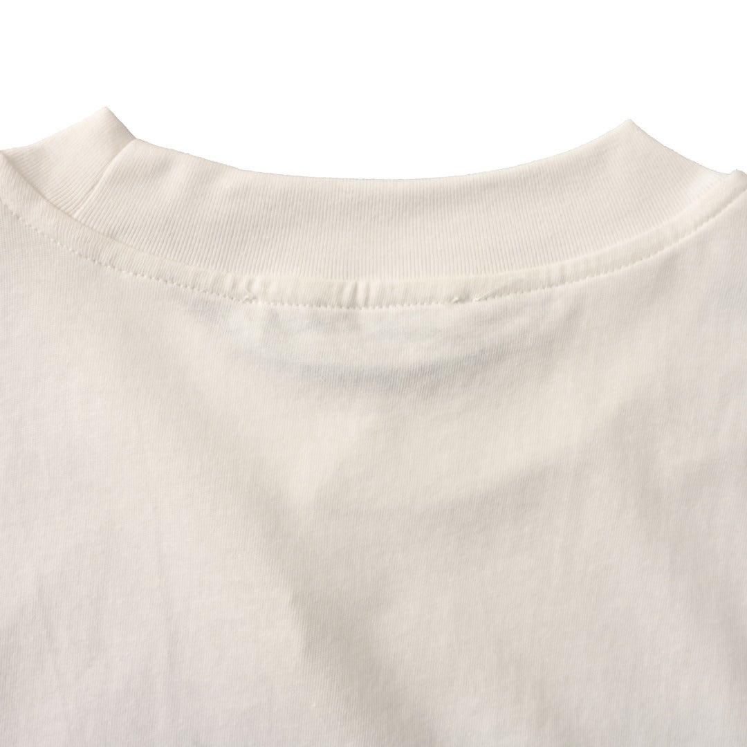 Acne Studios Raised Circular‑Symbol Oversized Crew‑Neck T‑Shirt