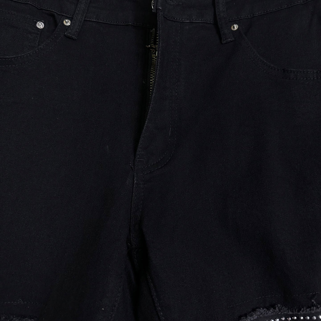 AMIRI Mesh‑Lined Multi‑Rip Distressed Slim‑Fit Denim Jeans