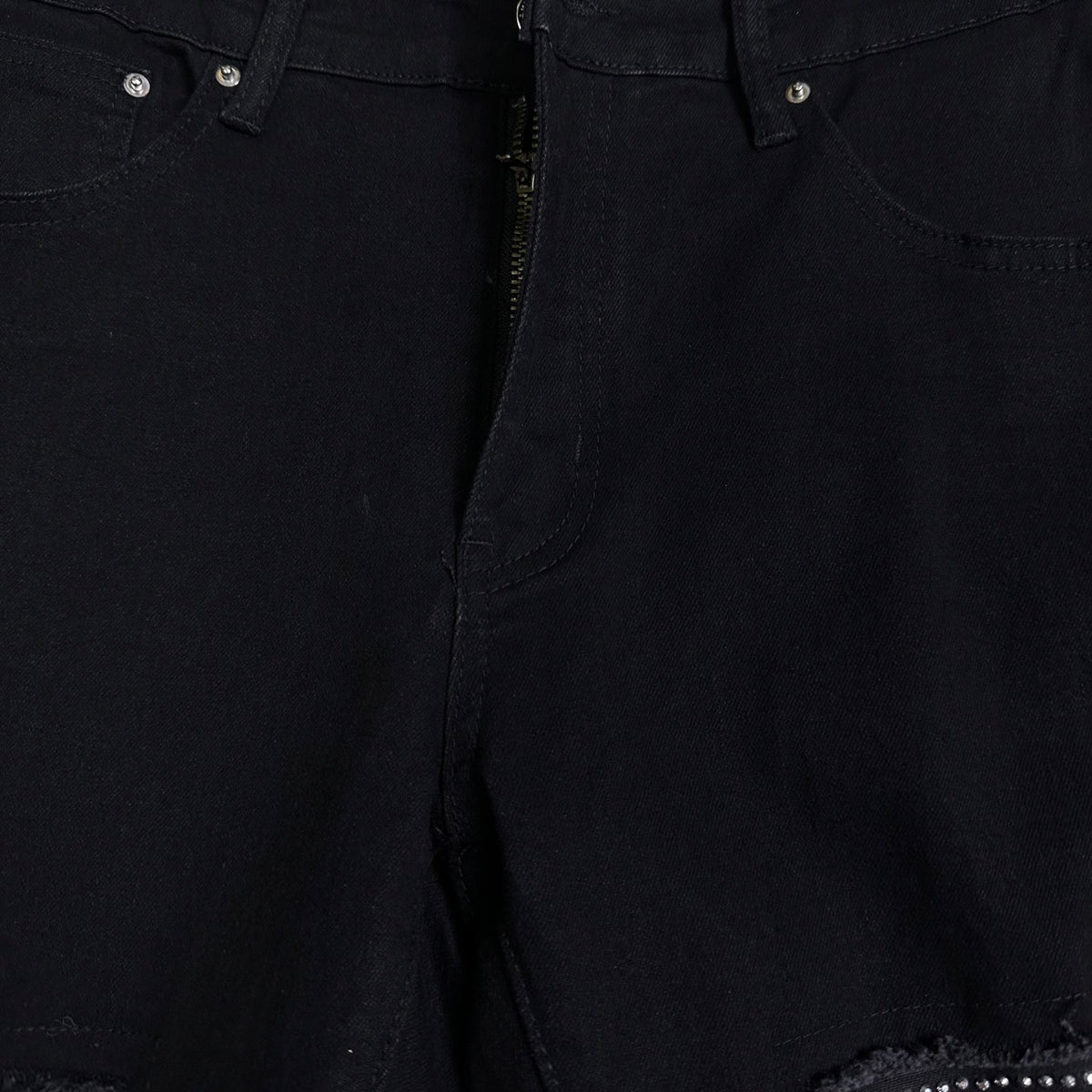 AMIRI Mesh‑Lined Multi‑Rip Distressed Slim‑Fit Denim Jeans