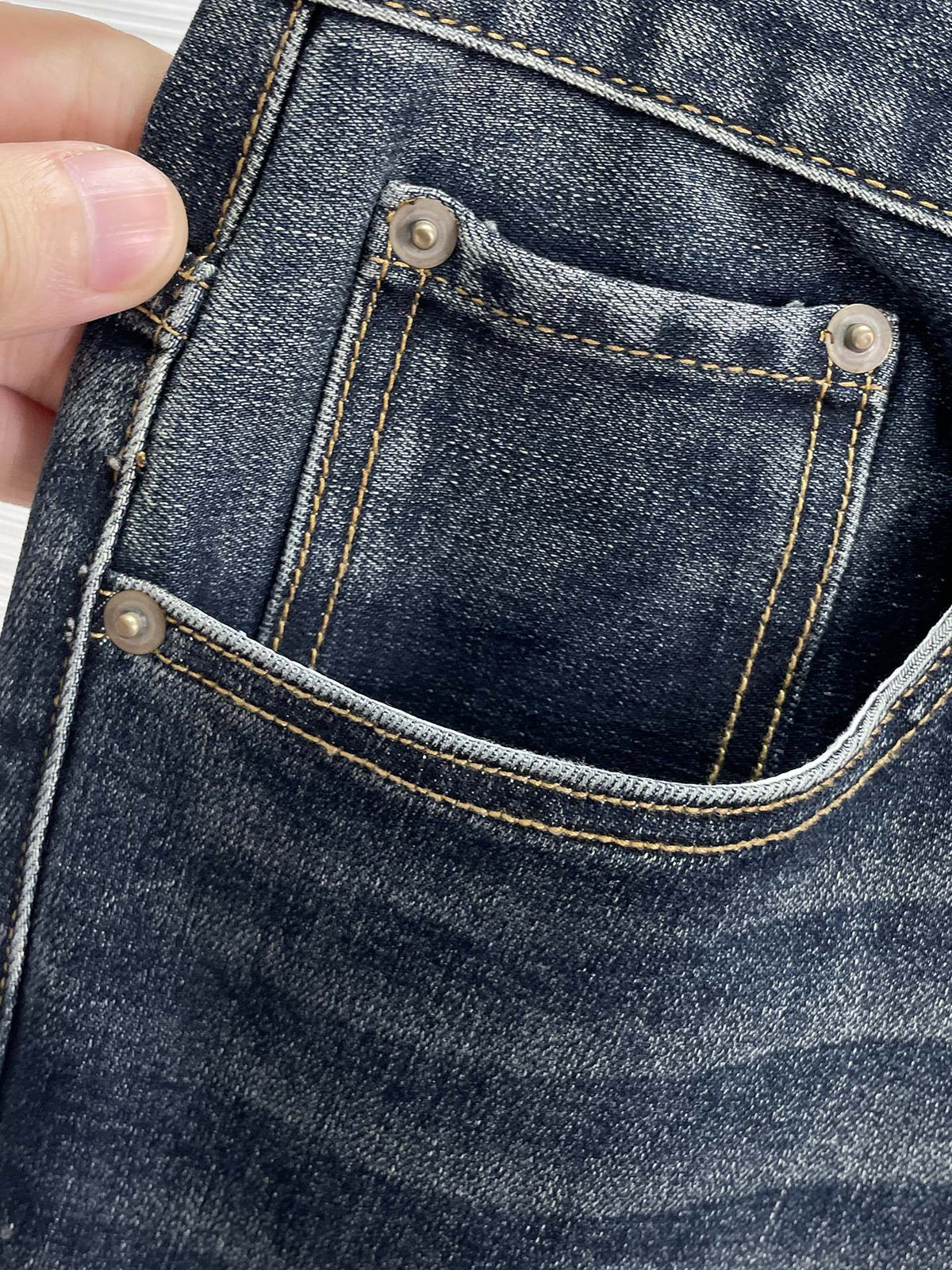 Ralph Lauren Men's Vintage Wash Straight‑Leg Denim Jeans