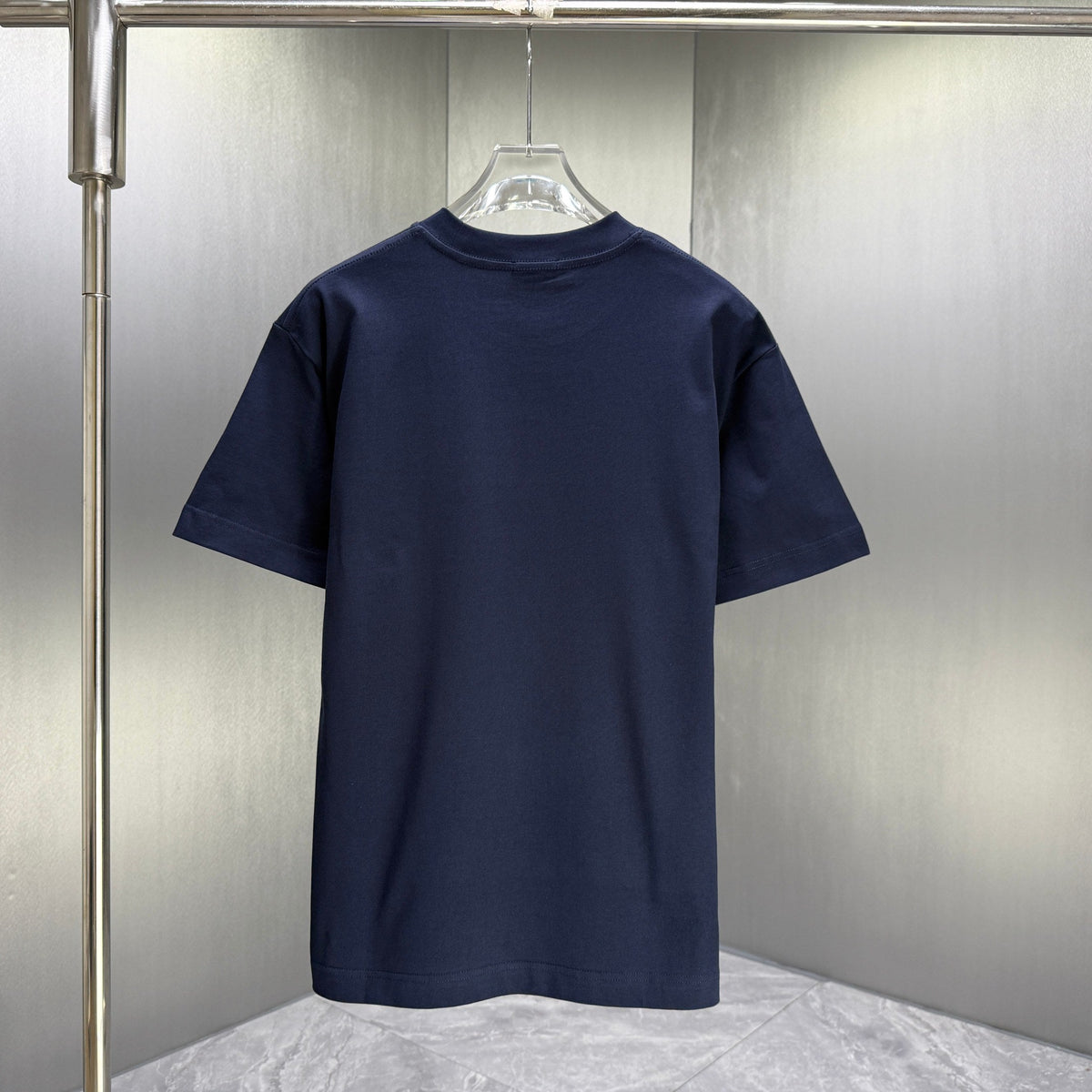 Moncler Double Badge T-Shirt Navy