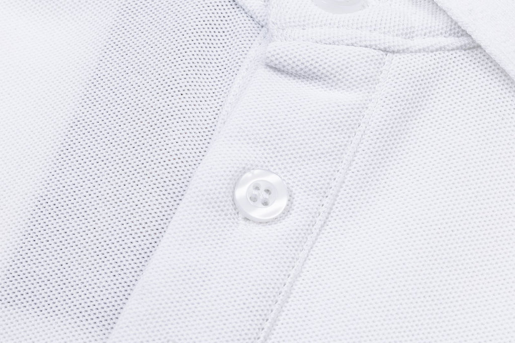 Men's Classic Collar Short‑Sleeve Polo Shirt Small Horse Embroidery Solid Casual Top