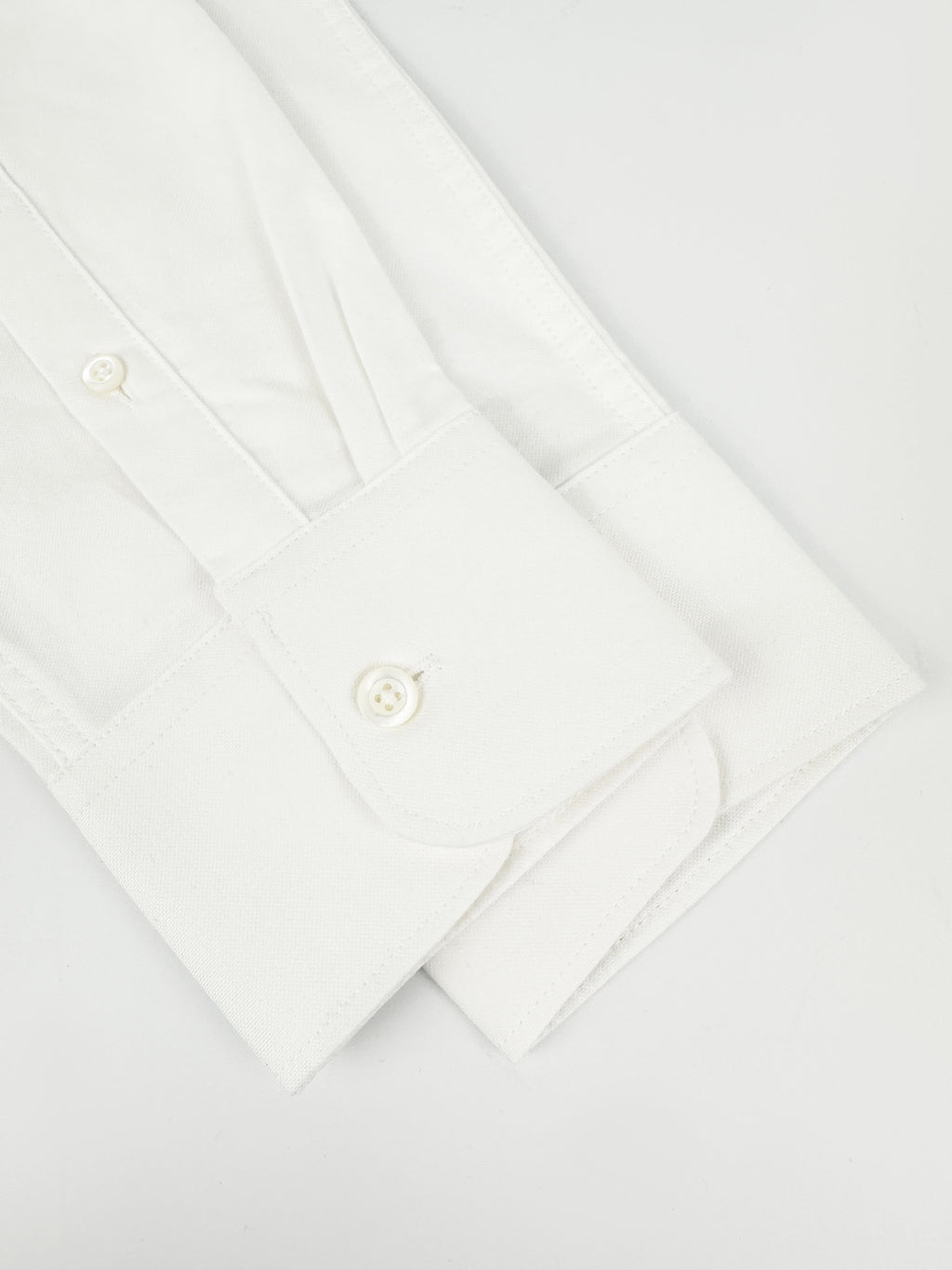 Men's Long‑Sleeve Button‑Down Shirt, Small Logo Embroidery On Left Chest