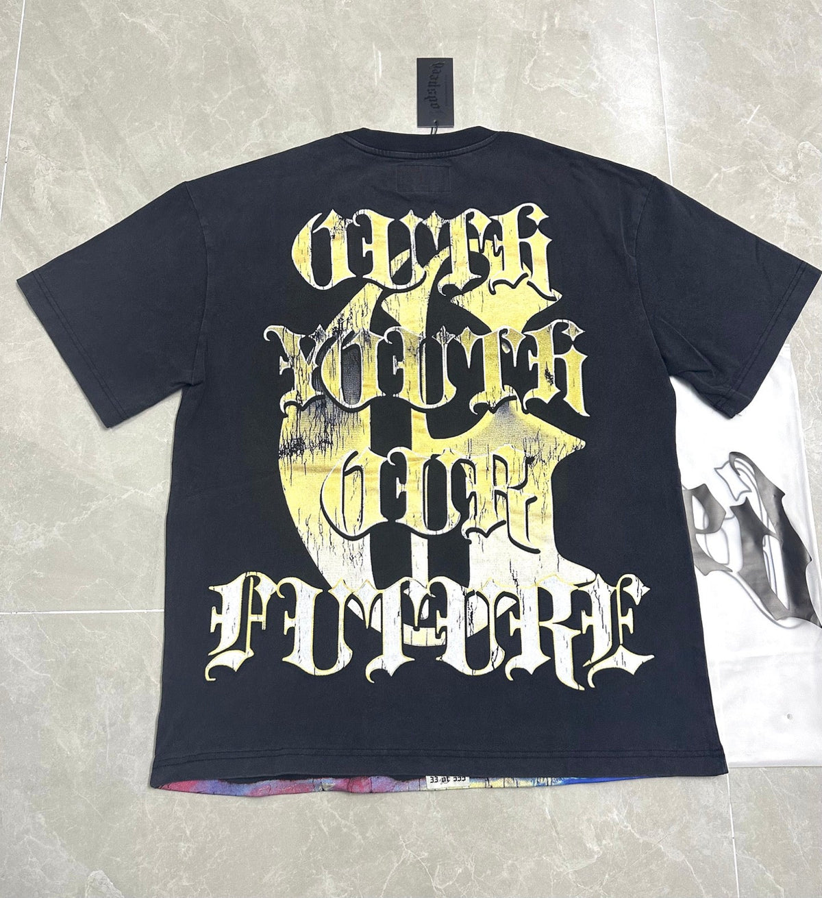 Godspeed Skeleton Jet‑Ski Summer Vintage Short‑Sleeve Tee (Washed Black)