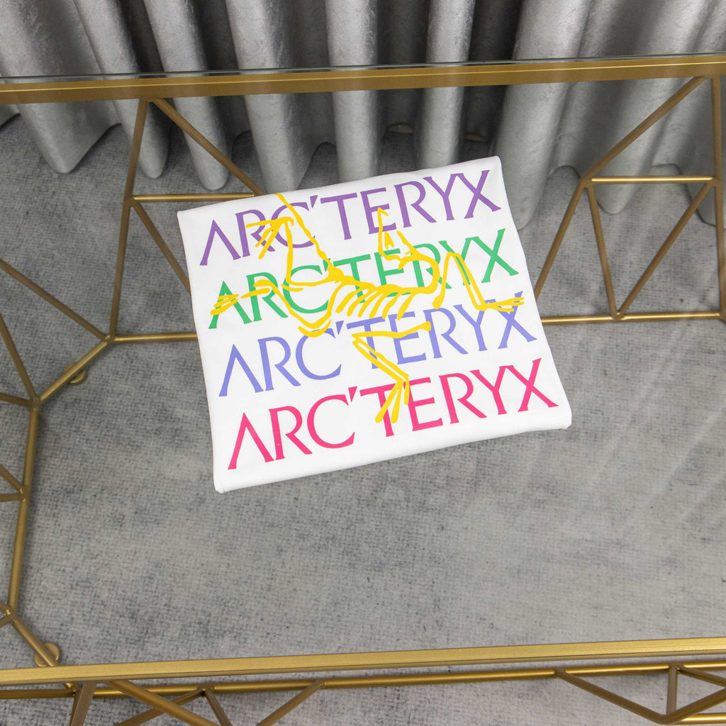 Arc'teryx Rainbow Multi-Color Logo Print Oversized T-Shirt