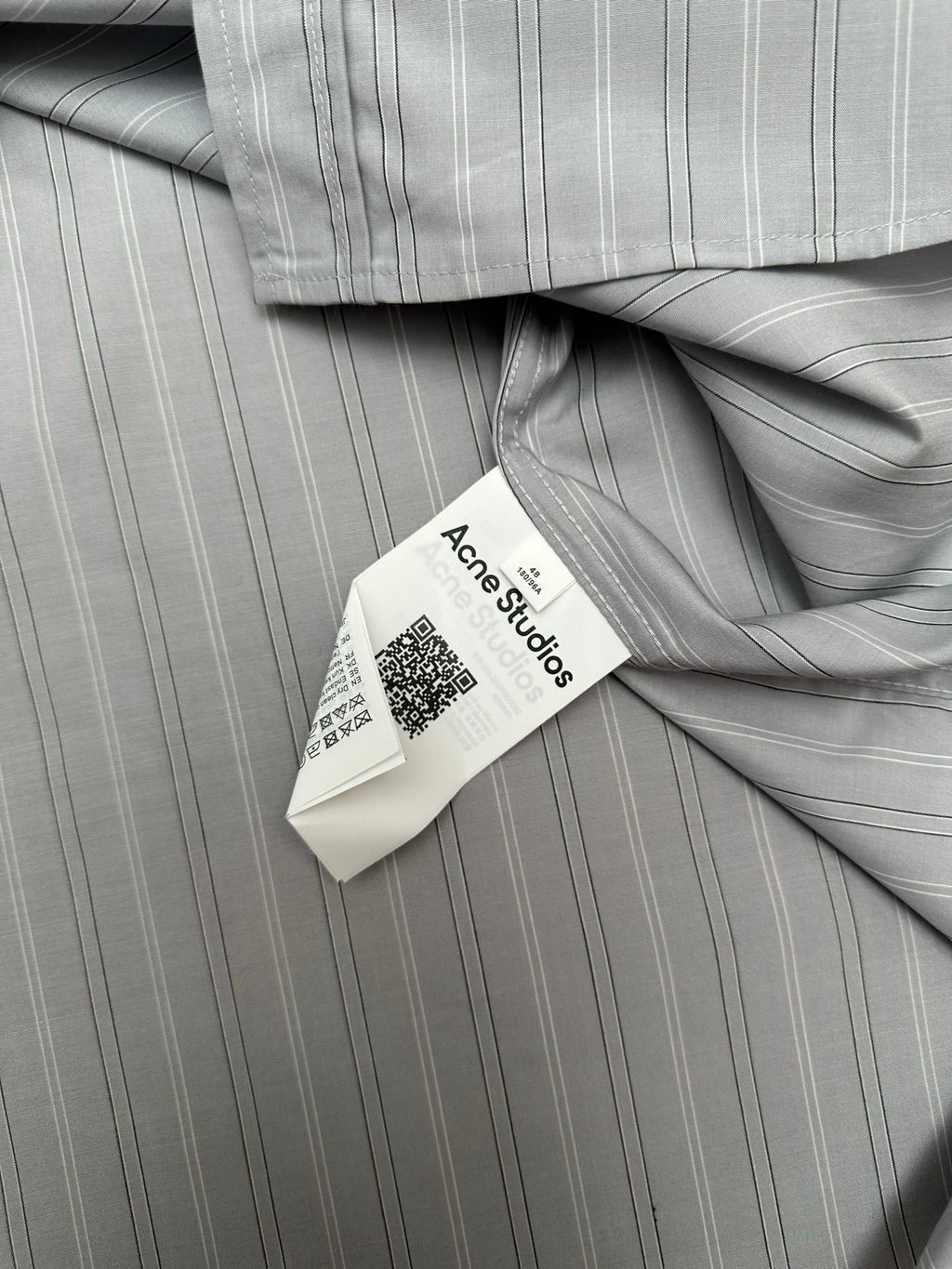 Acne Studios Oversized Striped Long‑Sleeve Shirt