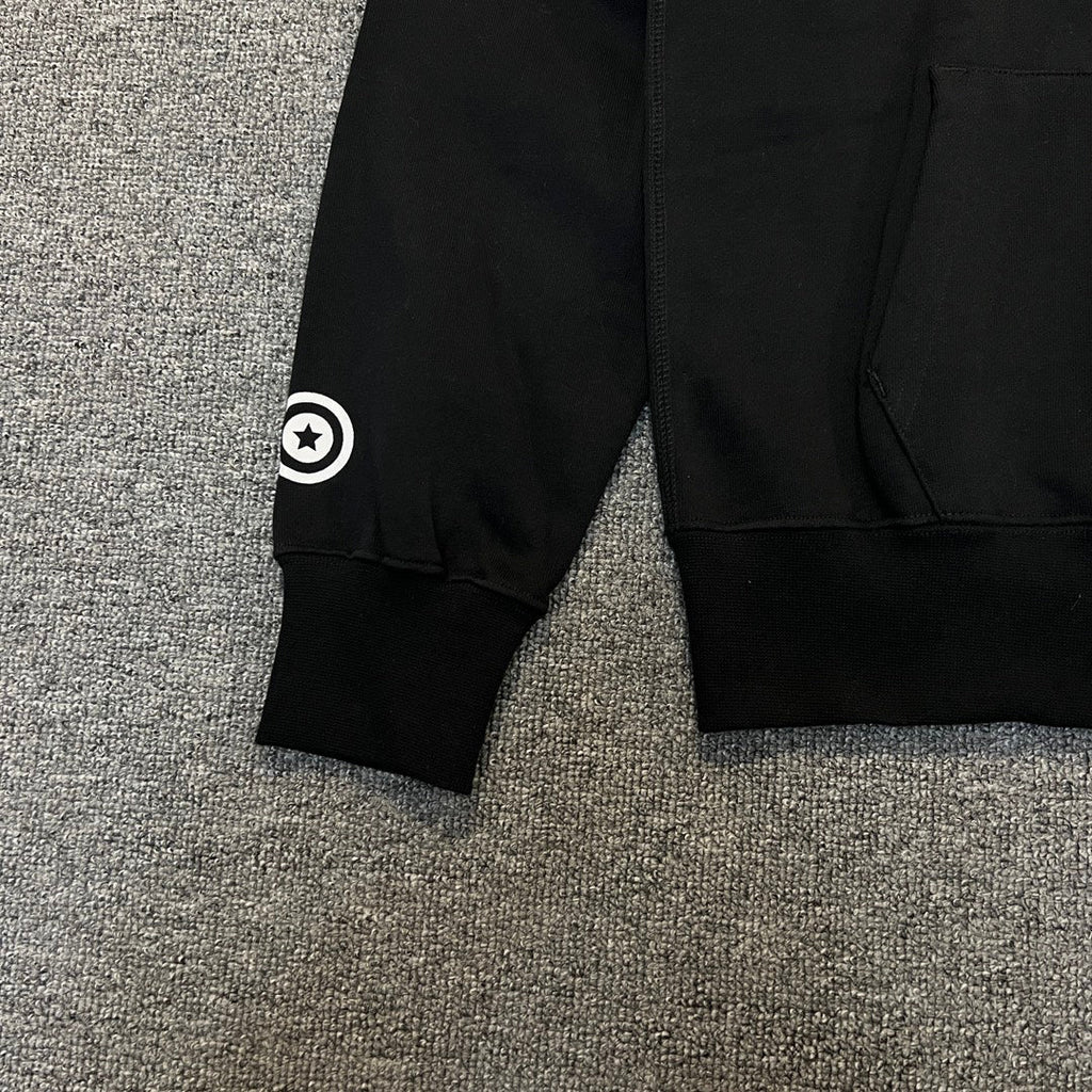 BAPE Solid Shark Full-Zip Hoodie - Gray / Black