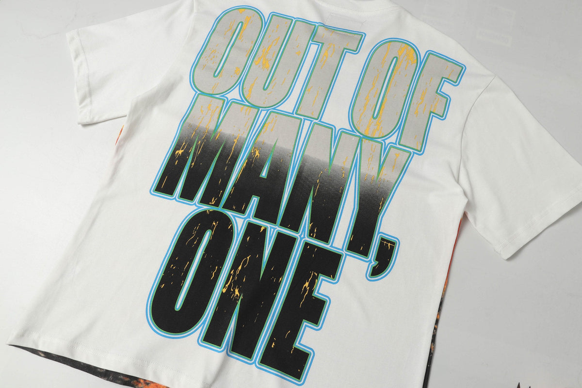 Godspeed Sunset Drift Short Sleeve Tee | Bone White Streetwear Graphic T‑Shirt