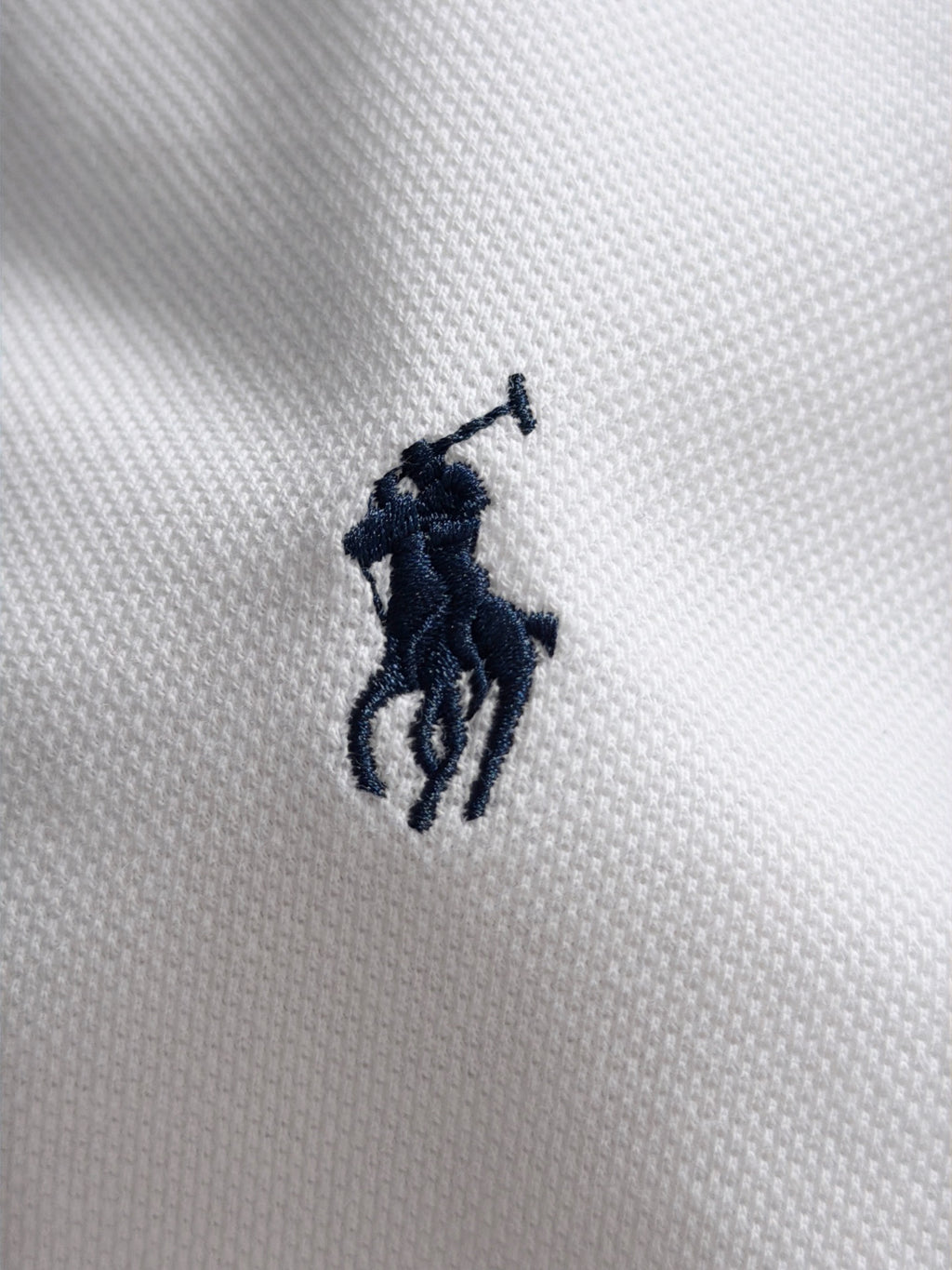 Kids Pique Knit Short‑Sleeve Polo Shirt Small Horse Embroidery Solid White Casual Top