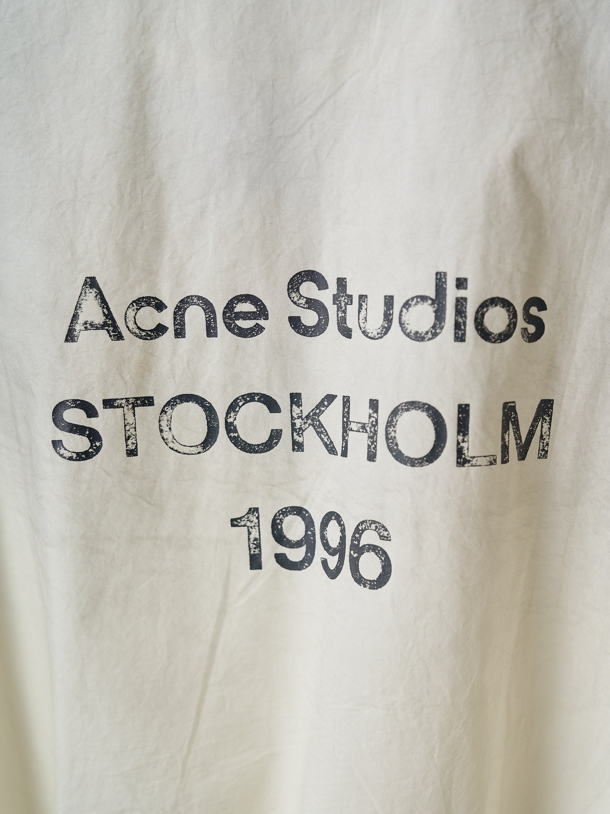 Acne Studios Unisex Zip‑Up Stand‑Collared Windbreaker Jacket