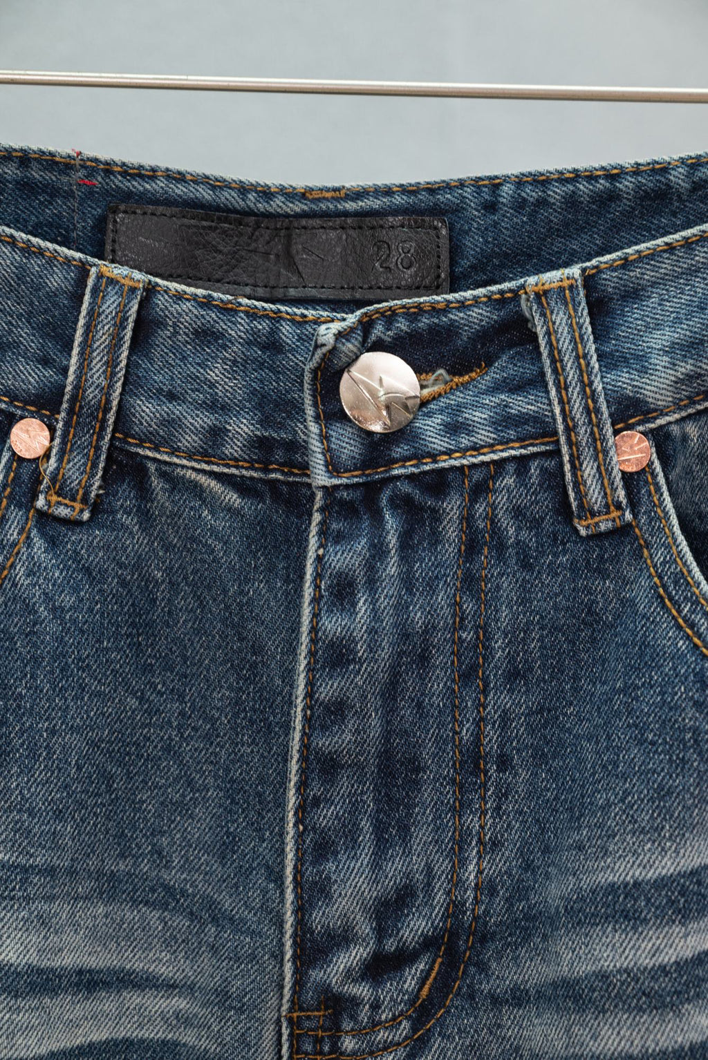 Acne Studios Lightning Embellished Flare Denim Jeans