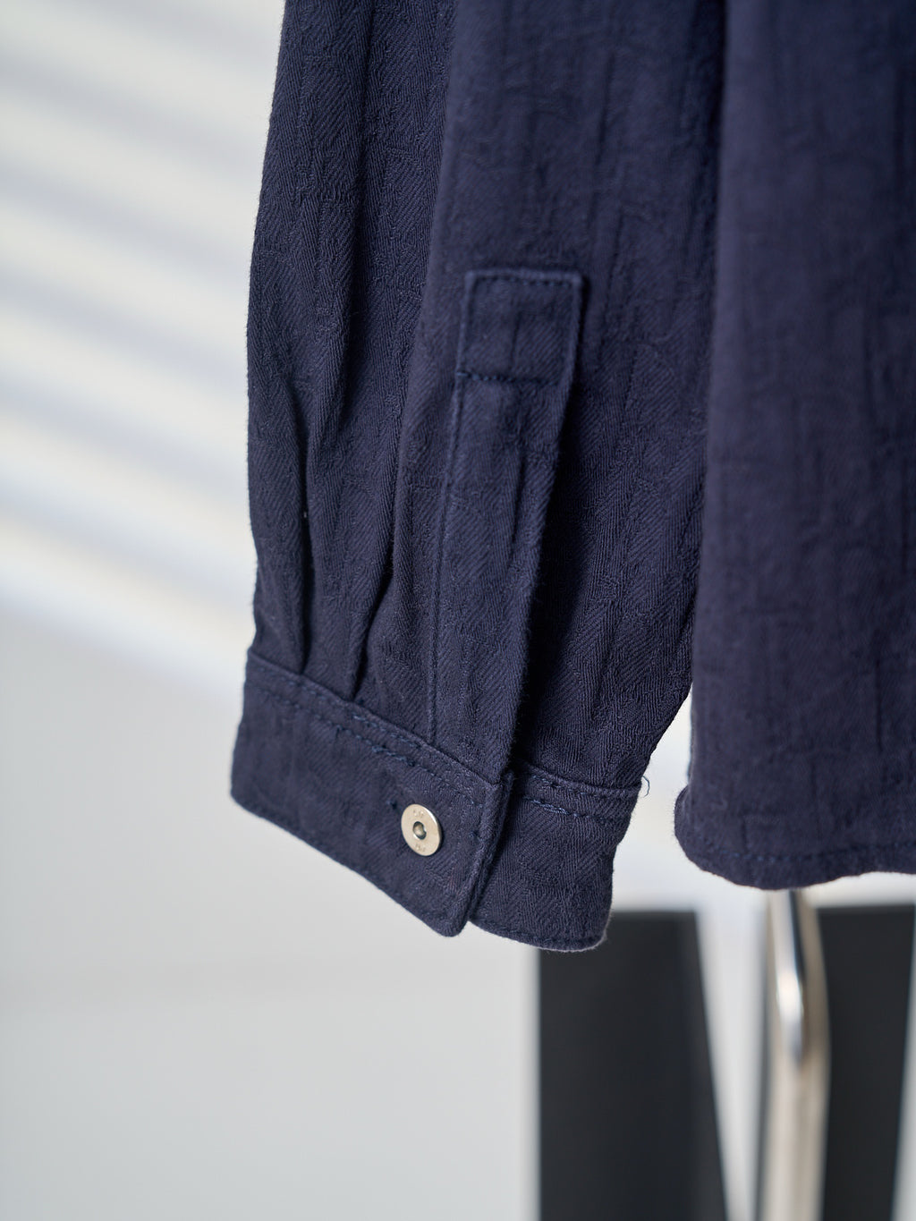 Polo Ralph Lauren Men's Navy Textured Long‑Sleeve Button‑Up Shirt