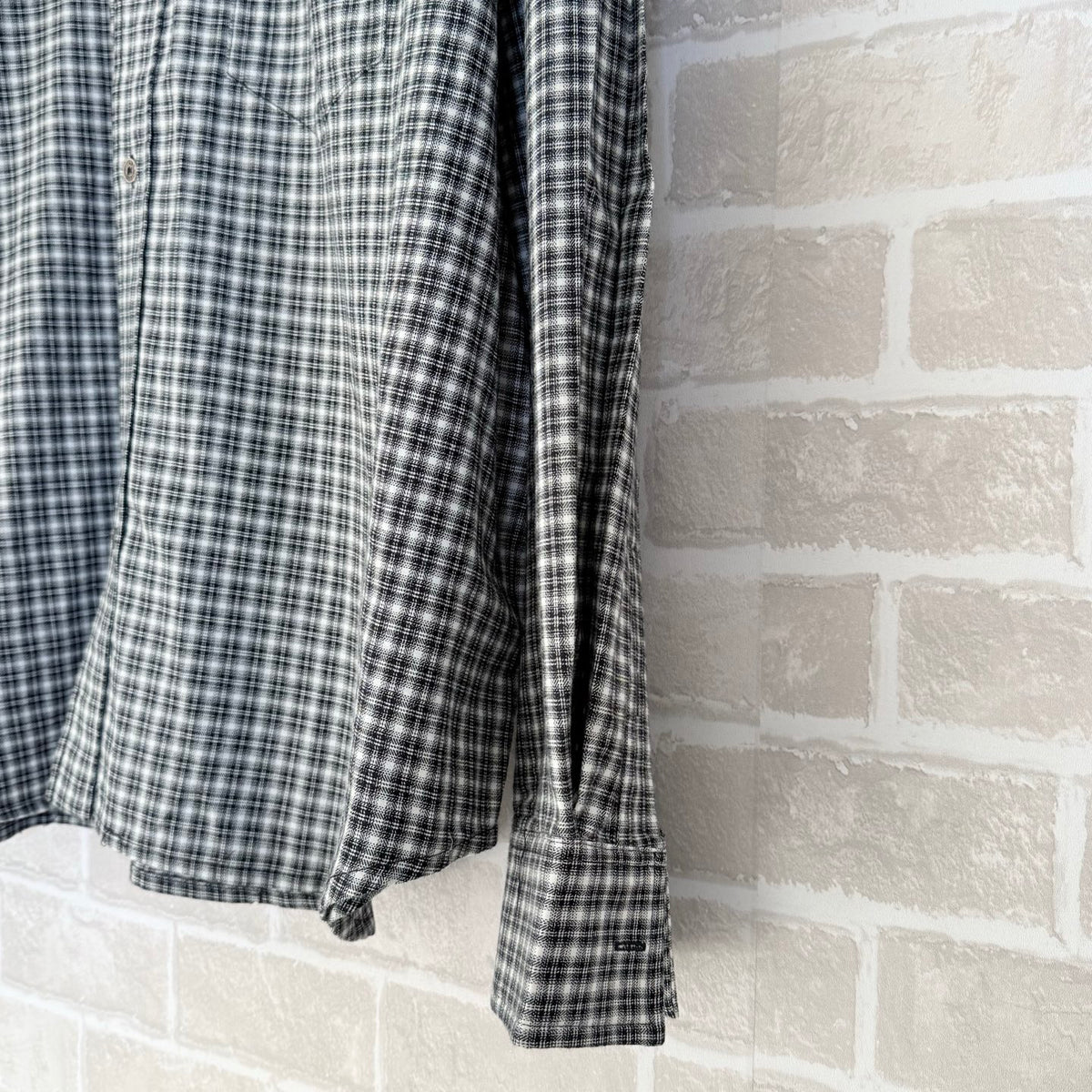 Acne Studios Oversized Check Long‑Sleeve Shirt