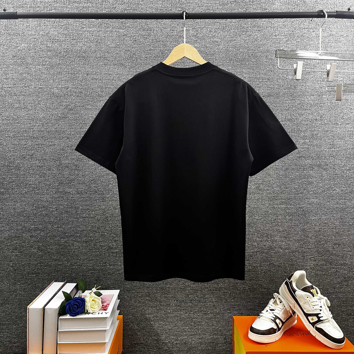 Ralph Lauren Men's Oversized Crew‑Neck Short‑Sleeve T‑Shirt With POLO Letter Logo Print