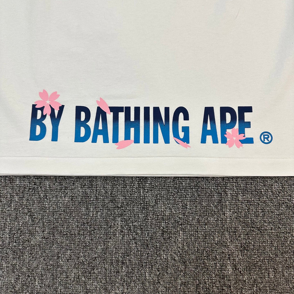 BAPE SS25 Sakura Blossom Ape Head Oversized Heavyweight Unisex T-Shirt