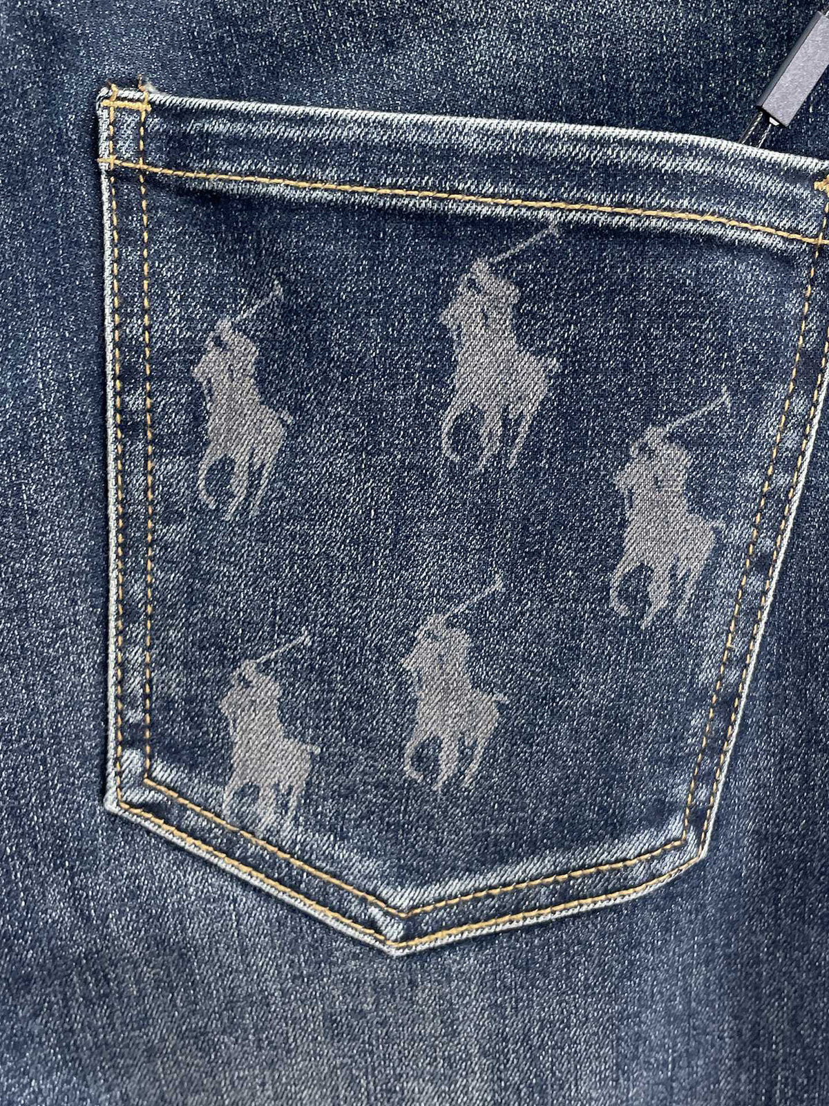 Ralph Lauren Men's Vintage Wash Straight‑Leg Denim Jeans