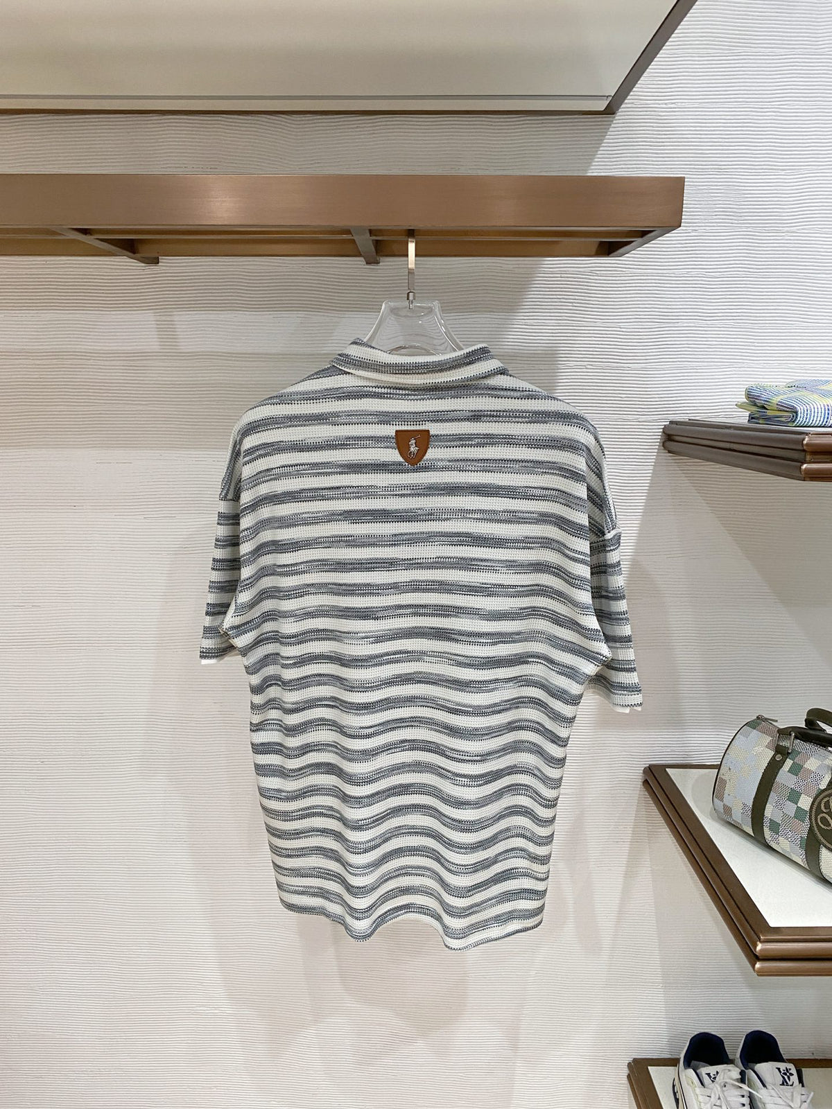 Polo Ralph Lauren Men’s Striped Knit Short‑Sleeve Polo Shirt