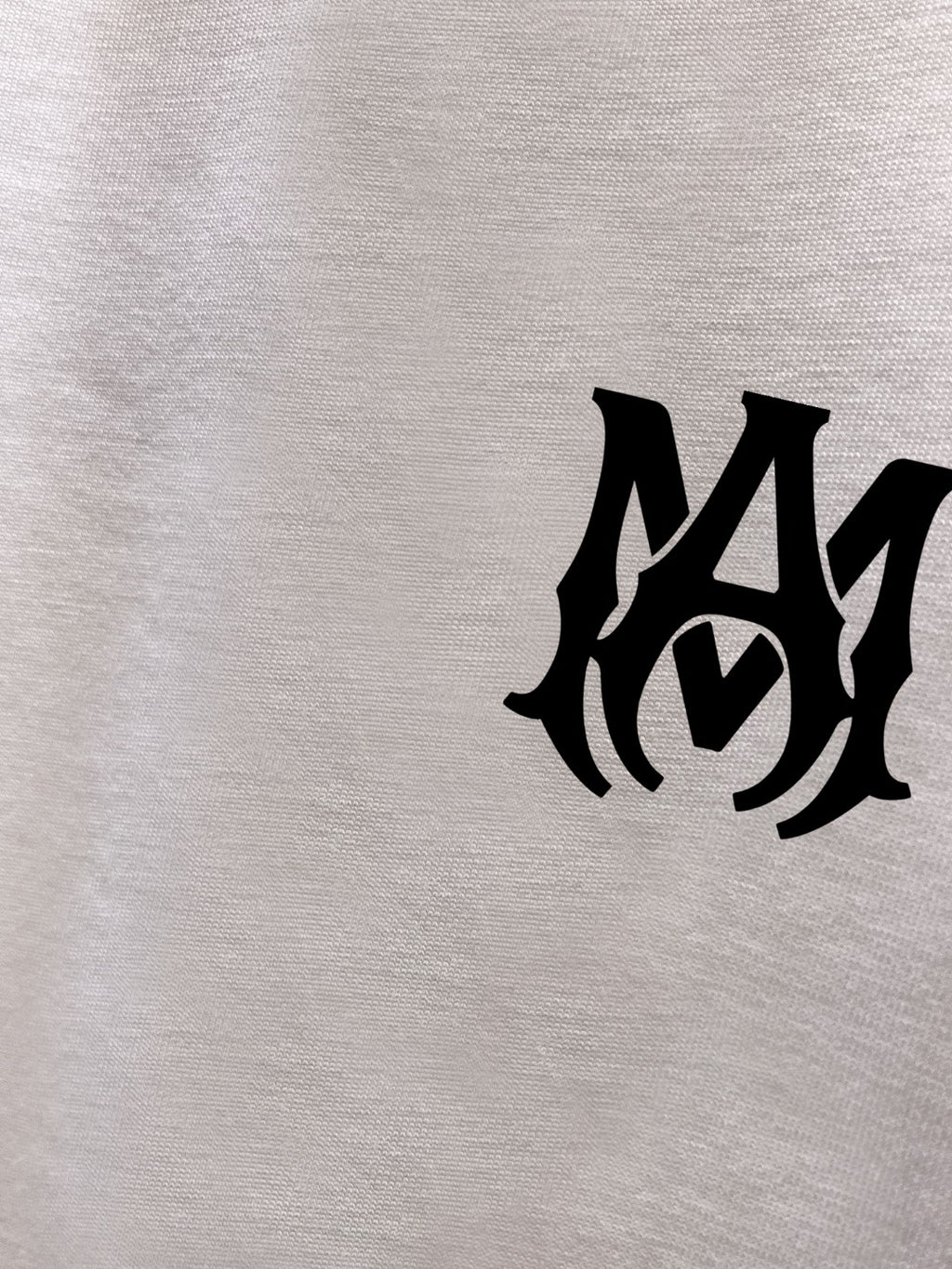 AMIRI MA Monogram Chest Graphic Long‑Sleeve Tee, Black