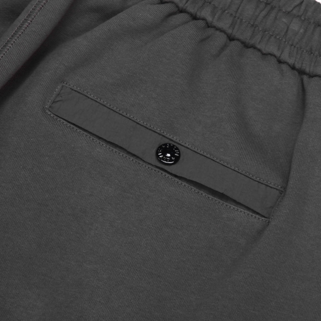 Stone Island Cargo Jogger Pants with Right Thigh Nylon Curved Flap Zip Pocket and Compass Badge
