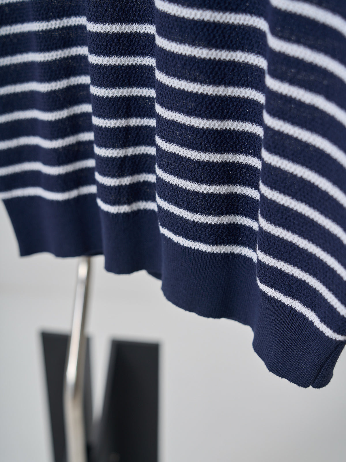 Polo Ralph Lauren Men's Striped Knit Short‑Sleeve Polo Shirt, Blue Pony Embroidery