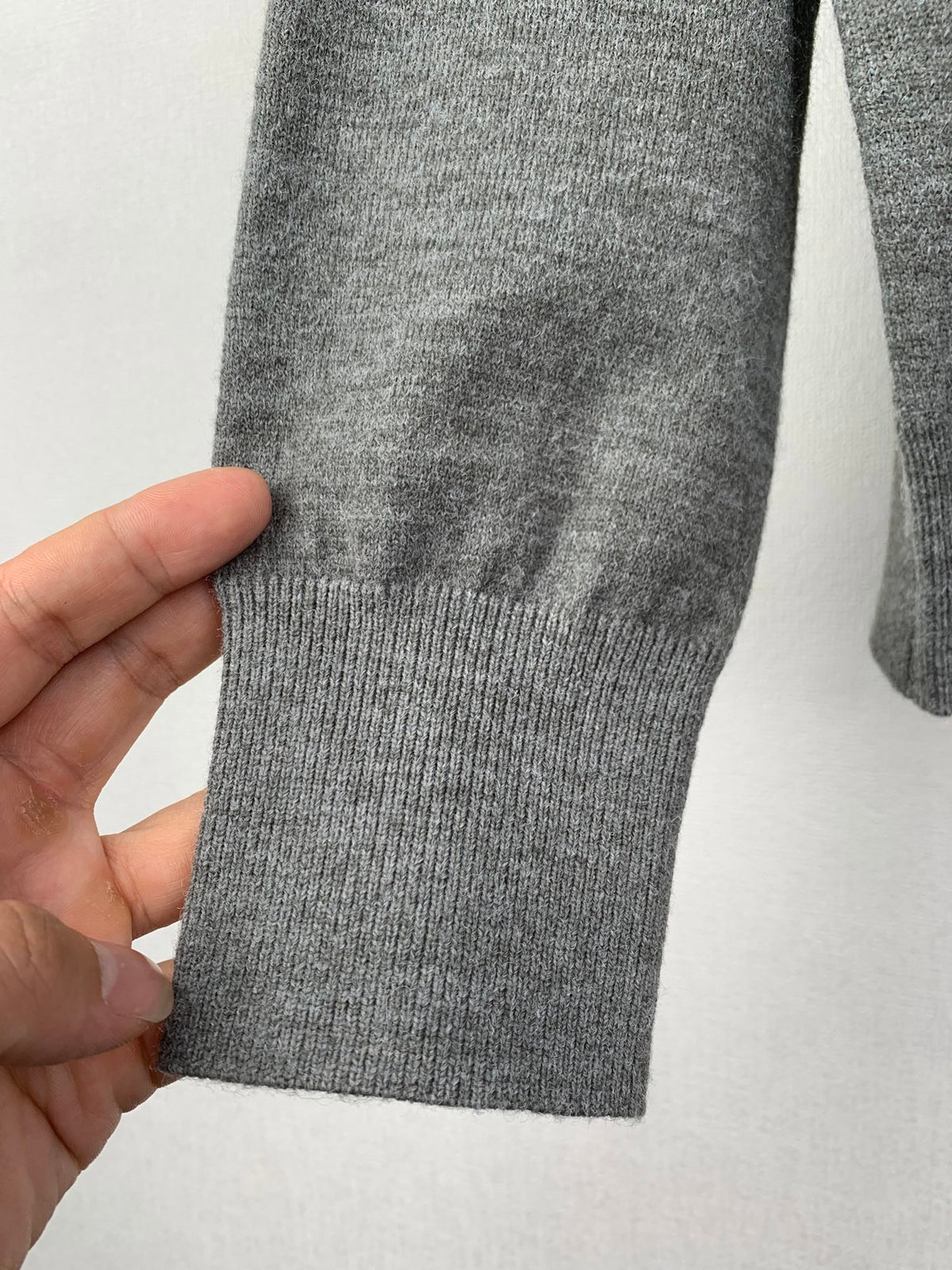 Acne Studios Long‑Sleeve Knit Polo Sweater