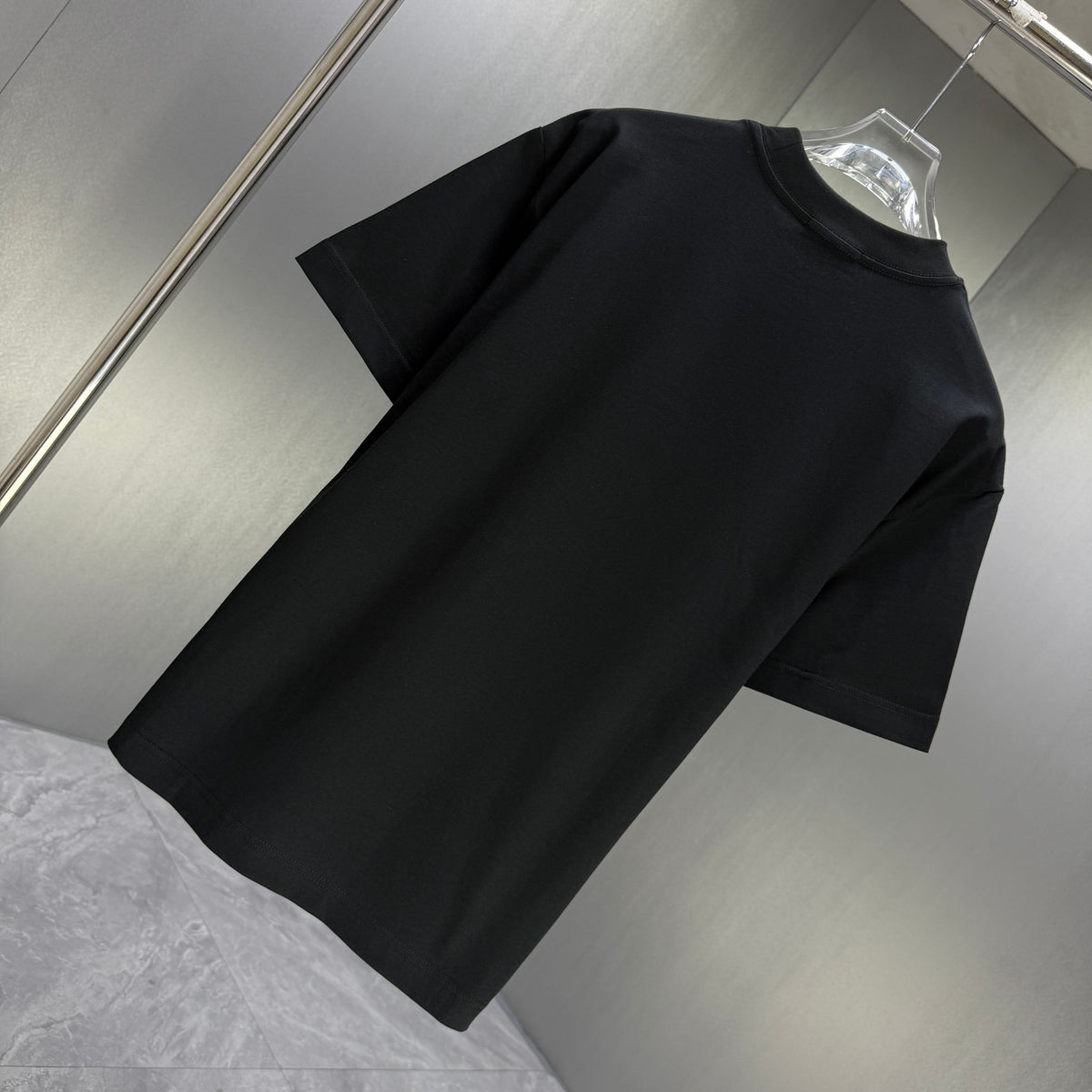 AMIRI Gothic Script With Emblem Crew‑Neck Short‑Sleeve T‑Shirt