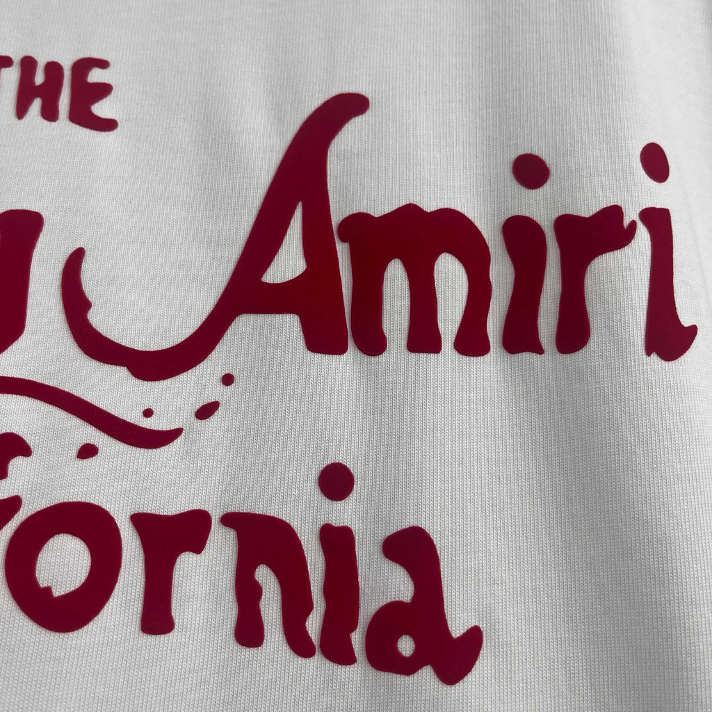 AMIRI Chateau AMIRI California Chest‑Logo Short‑Sleeve Tee