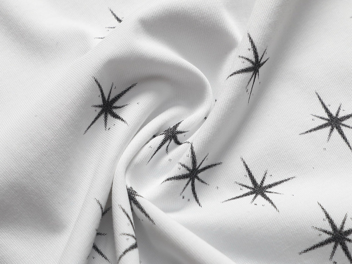 AMIRI MA Logo Gradient Starburst Print Crew Neck Short‑Sleeve T‑Shirt