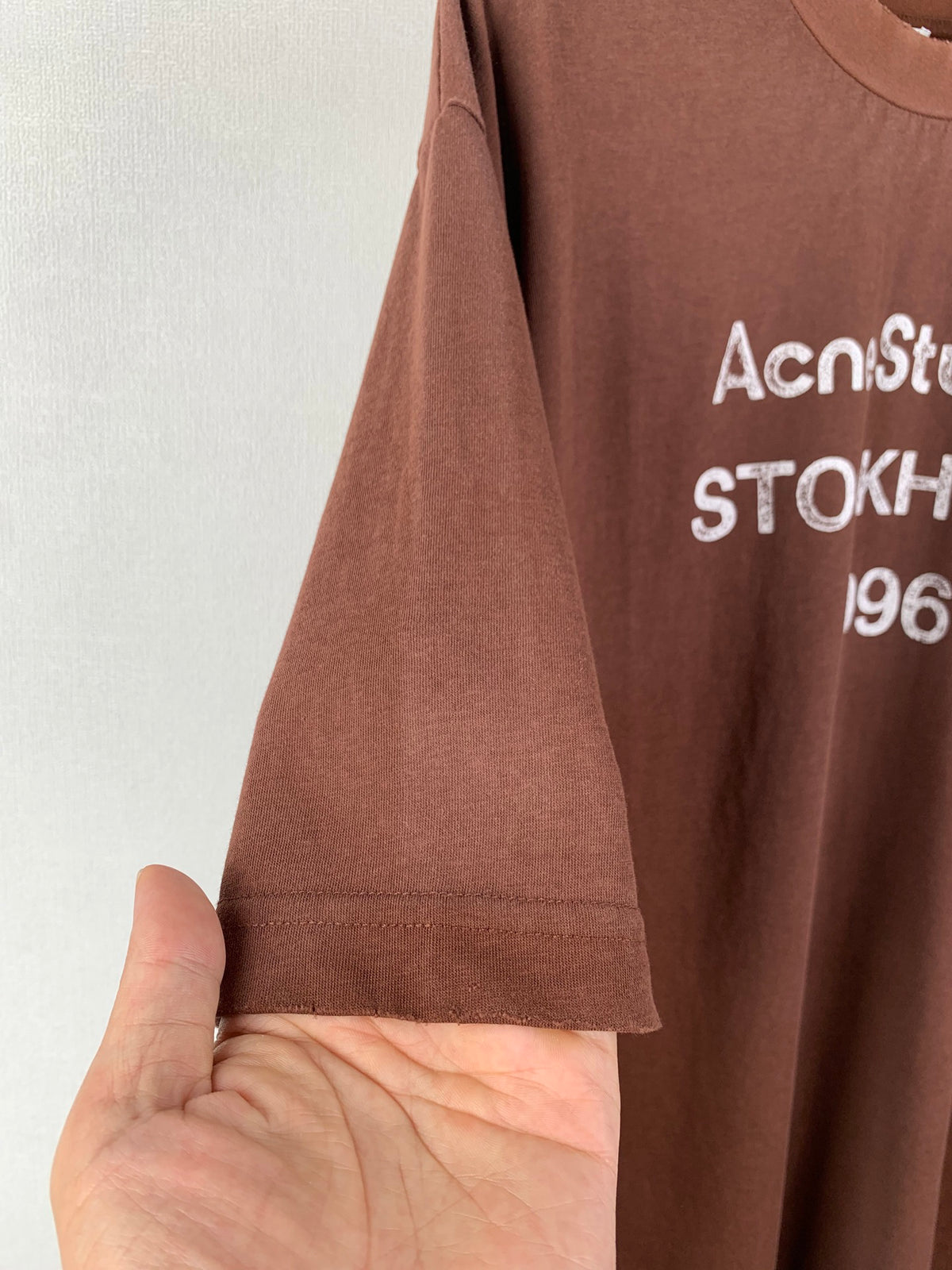 Acne Studios Stockholm 1996 Print Oversized Short‑Sleeve T‑Shirt