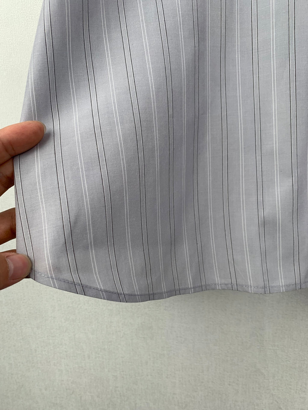 Acne Studios Oversized Long‑Sleeve Stripe Button‑Up Shirt
