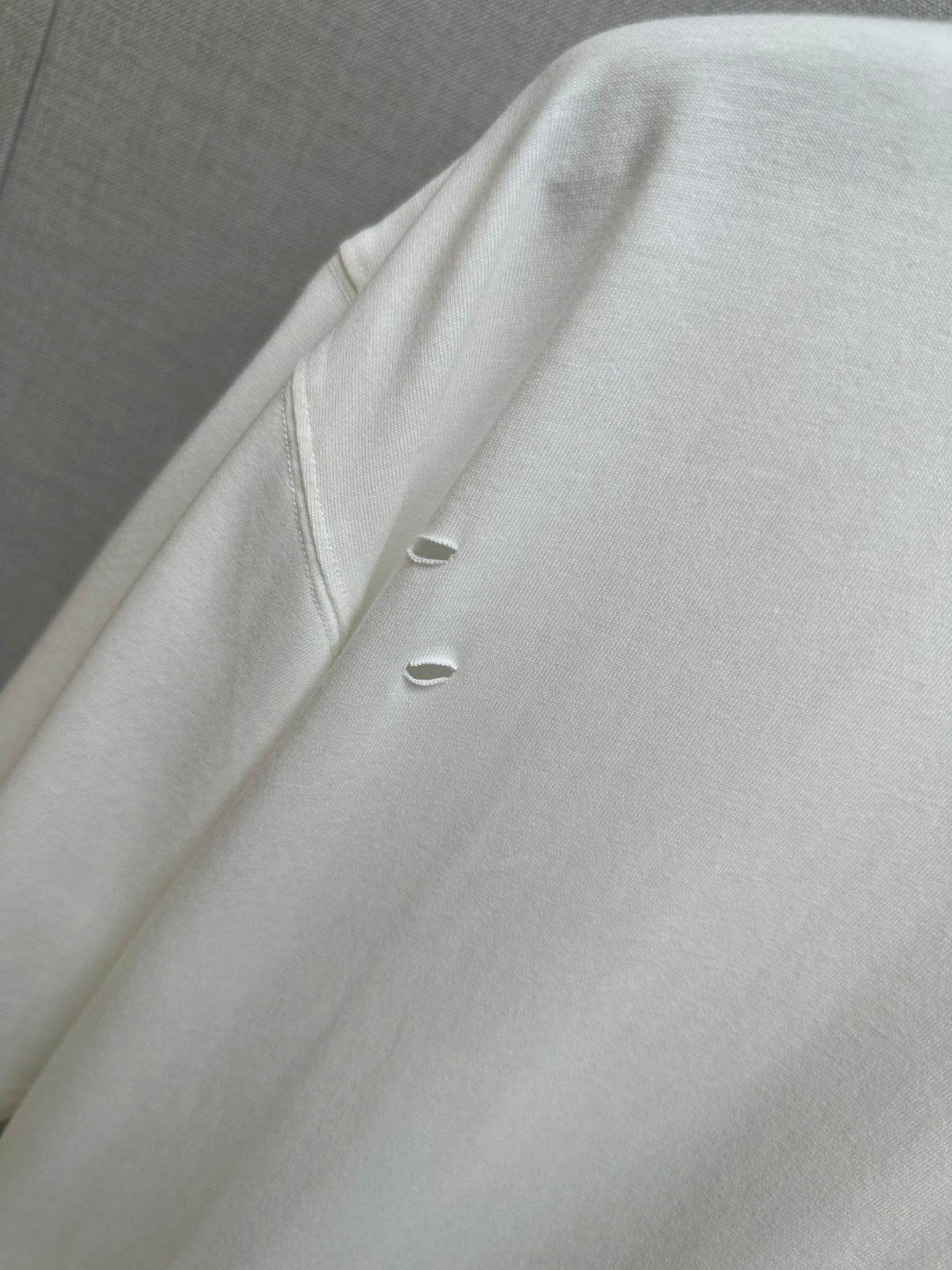 Acne Studios Circular Stamp‑Print Distressed Crew‑Neck Short‑Sleeve T‑Shirt,