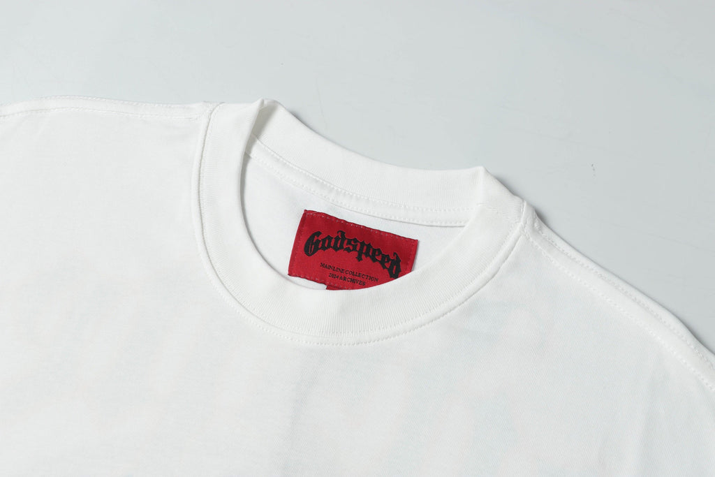 Godspeed Balaclava Skull Double‑Sided Vintage Short‑Sleeve Tee