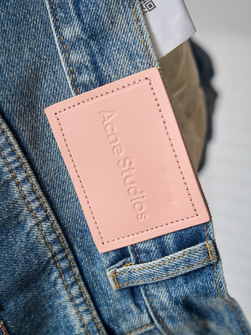 Acne Studios Distressed Wide‑Leg Denim Jeans