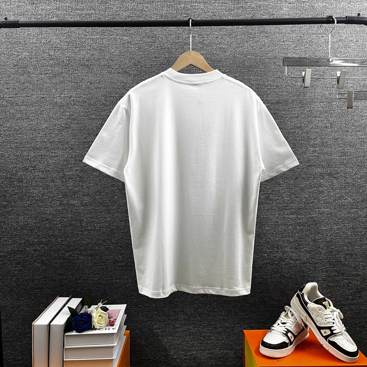 Ralph Lauren Men's Oversized Short‑Sleeve Crew‑Neck T‑Shirt With Large POLO Graphic Print