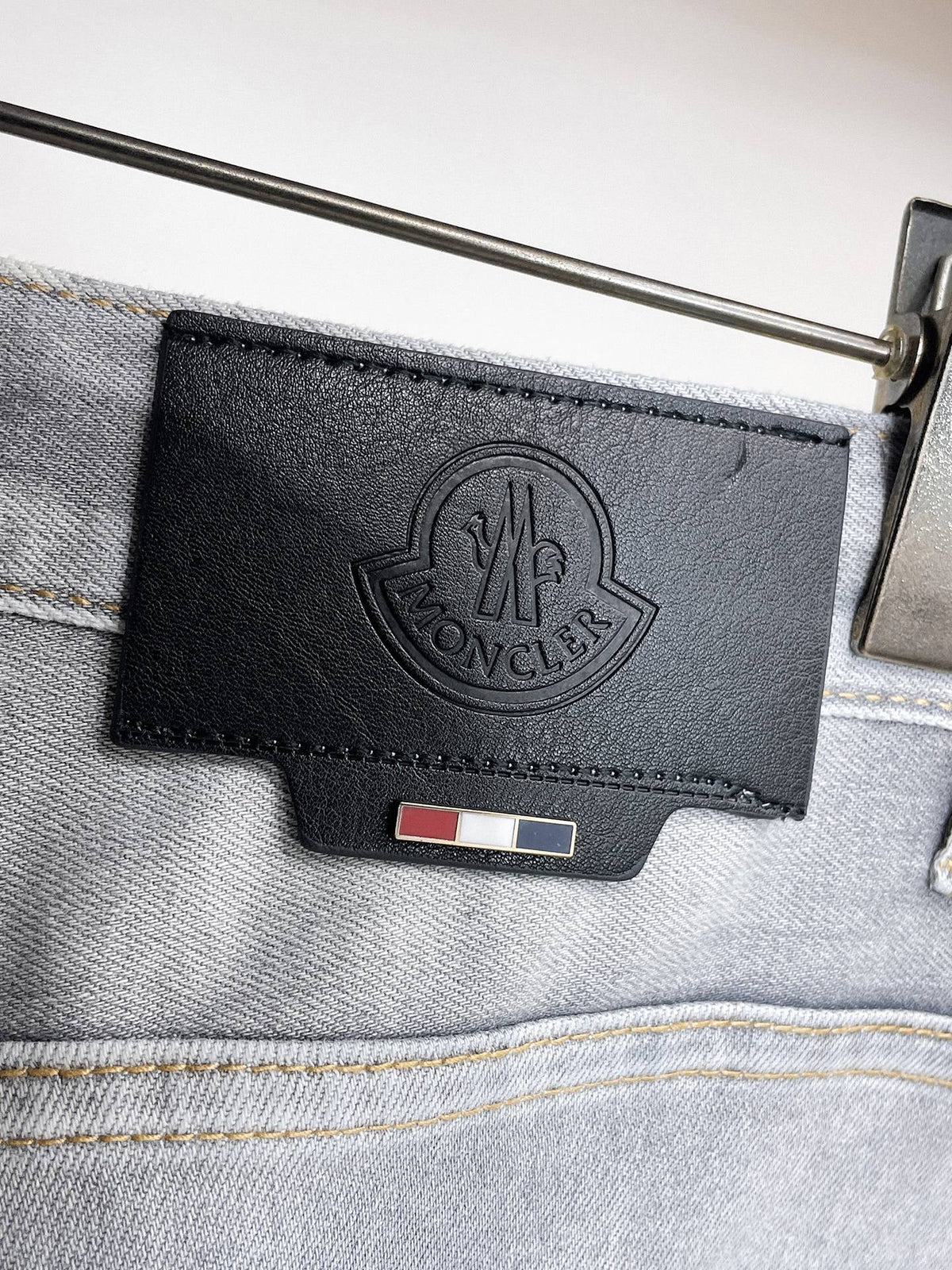 Moncler Slim‑Fit Washed Denim Jeans
